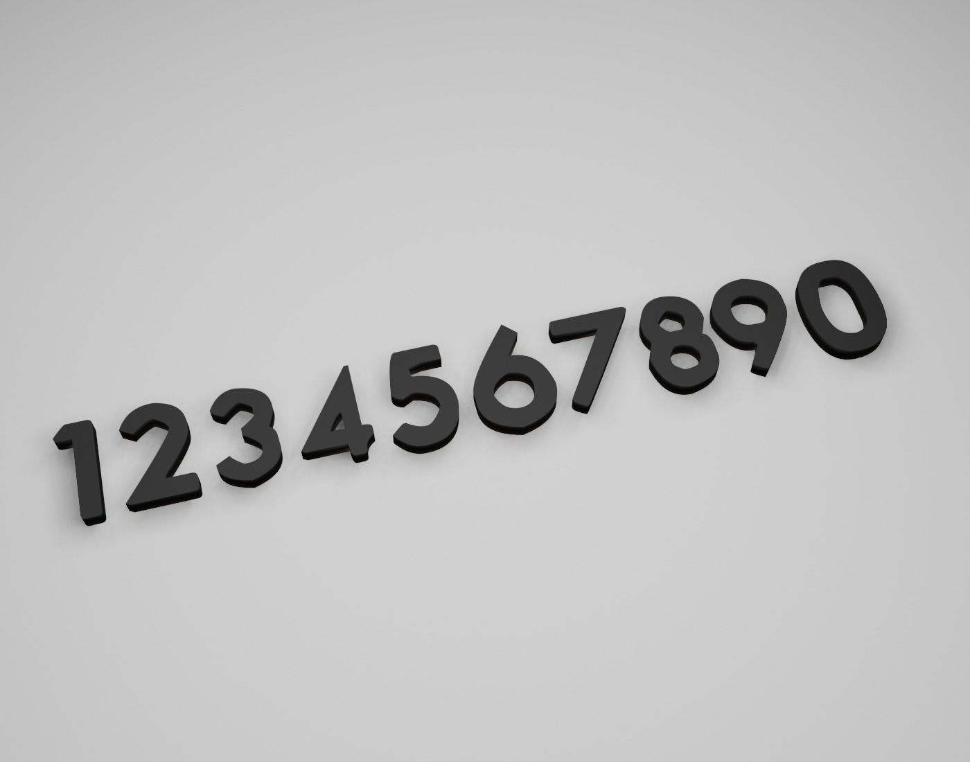 AliceYotsubaInc Text Font 3D Printing STL Collection 3D print model_3