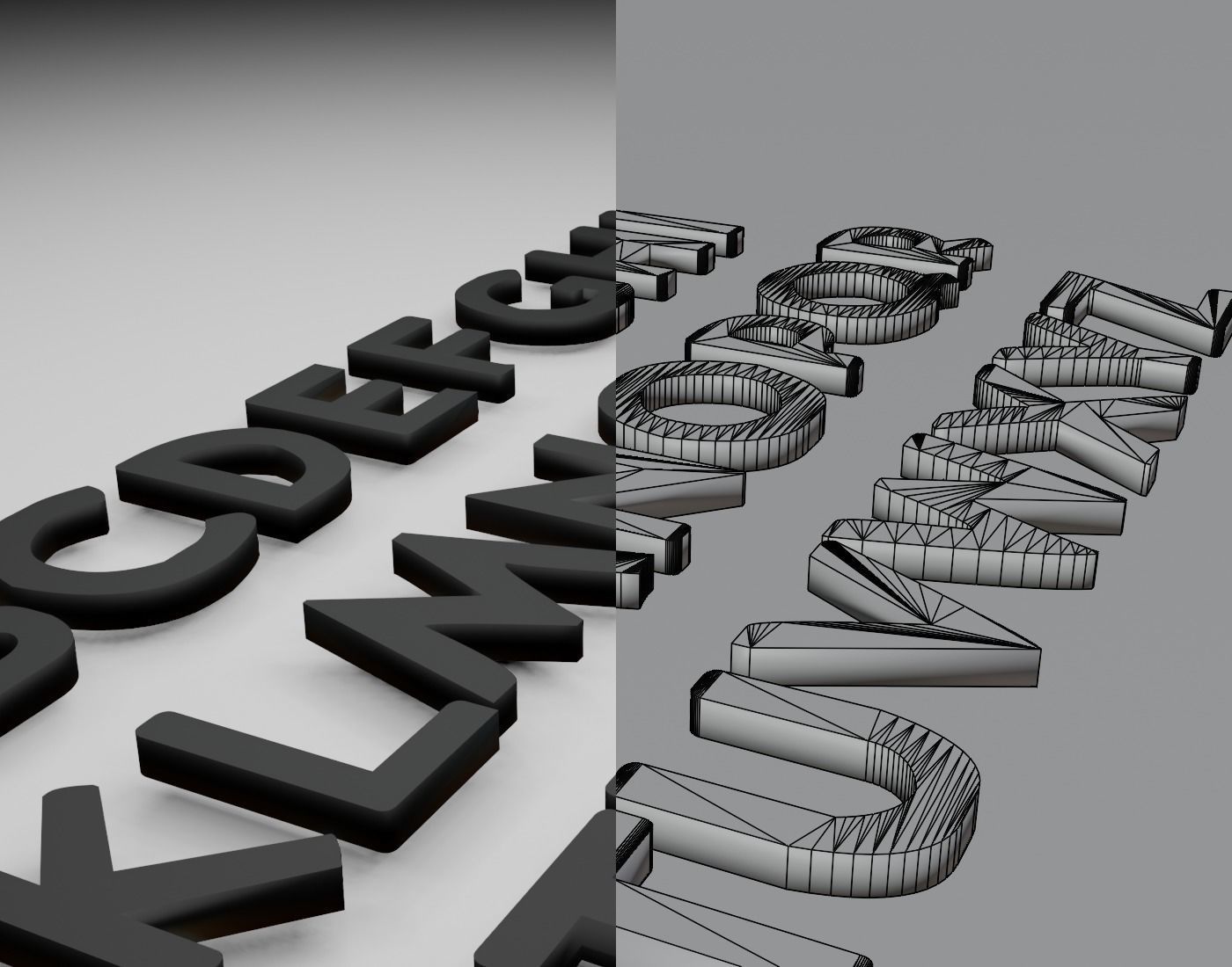 AliceYotsubaInc Text Font 3D Printing STL Collection 3D print model_11