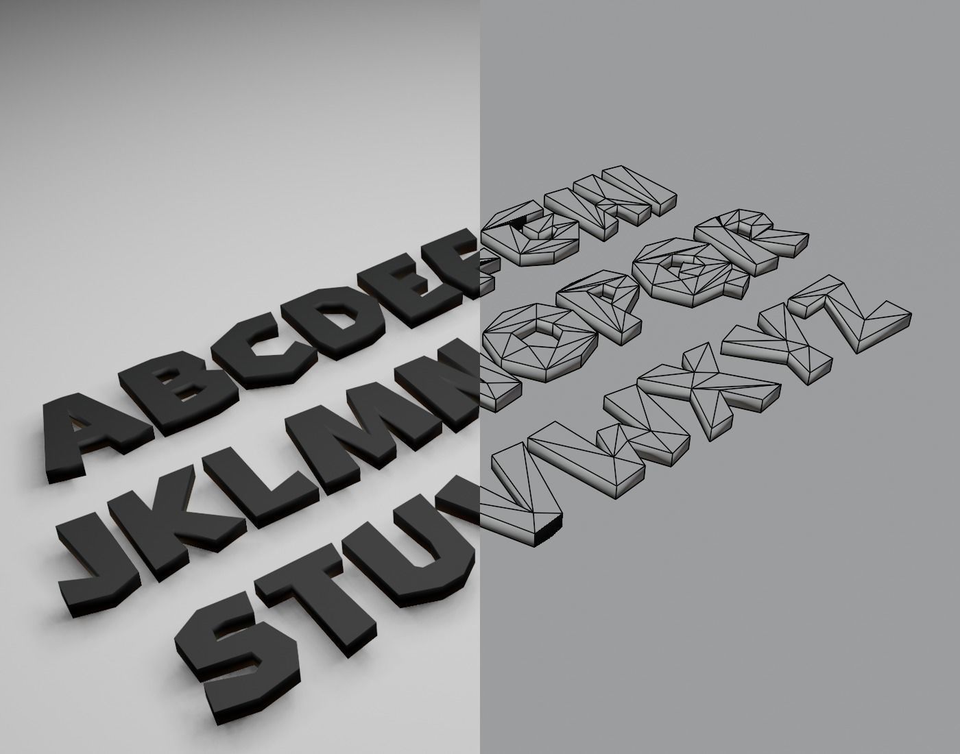 SupplyCenter Text Font 3D Printing STL Collection 3D print model_13