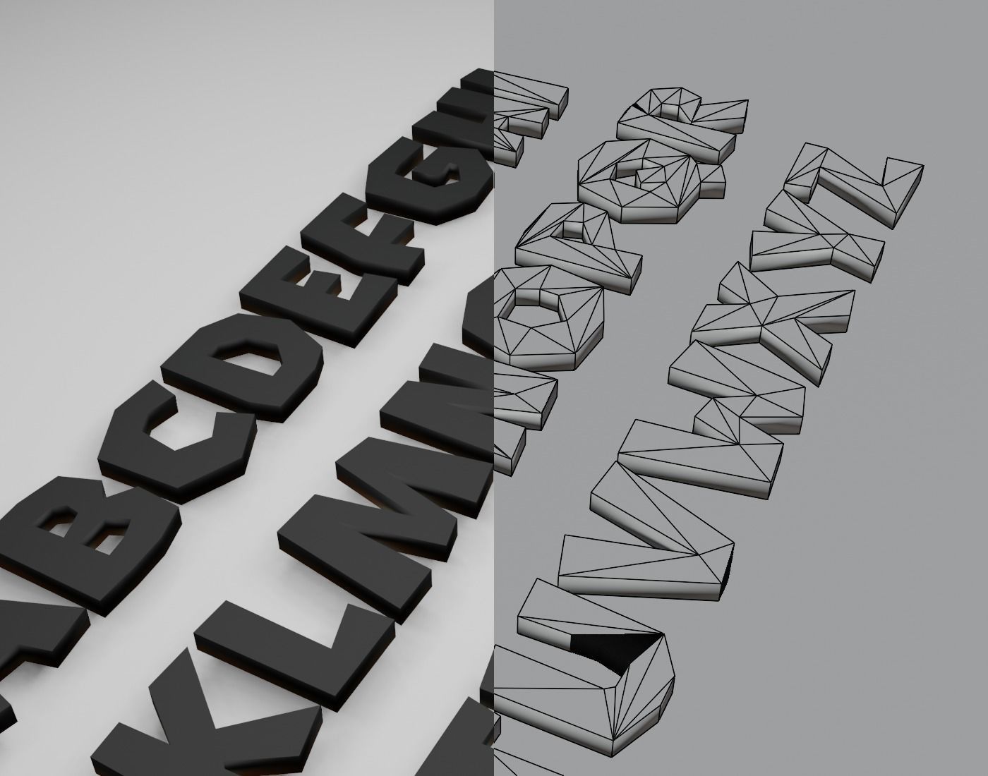 SupplyCenter Text Font 3D Printing STL Collection 3D print model_12