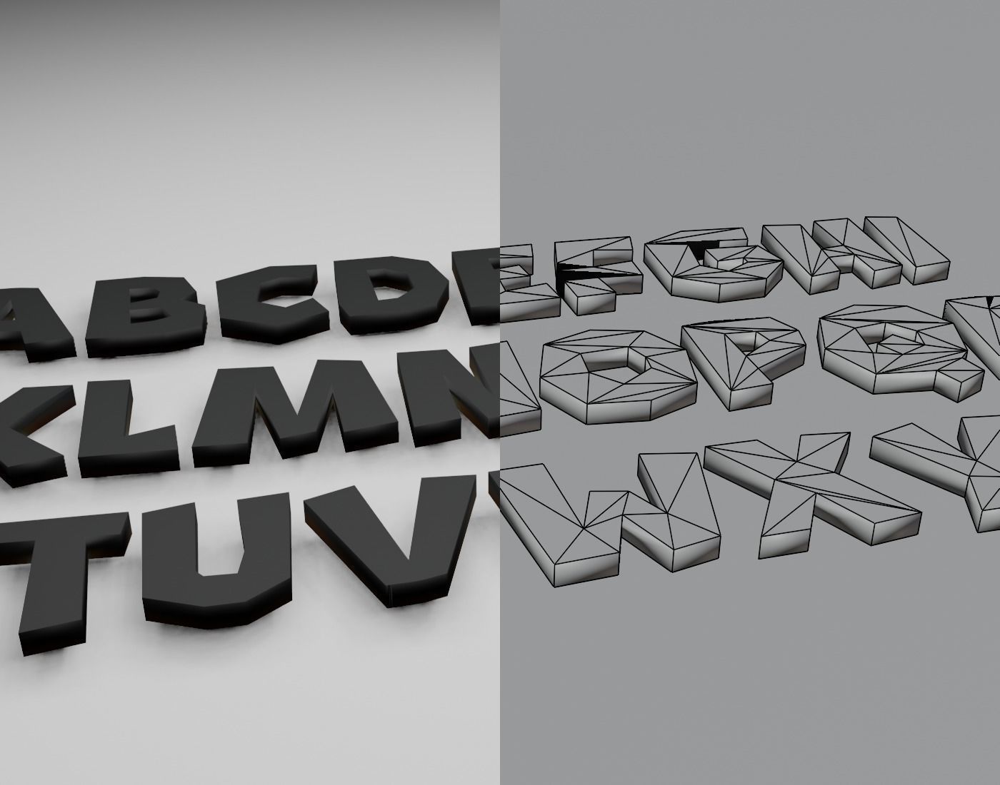 SupplyCenter Text Font 3D Printing STL Collection 3D print model_7