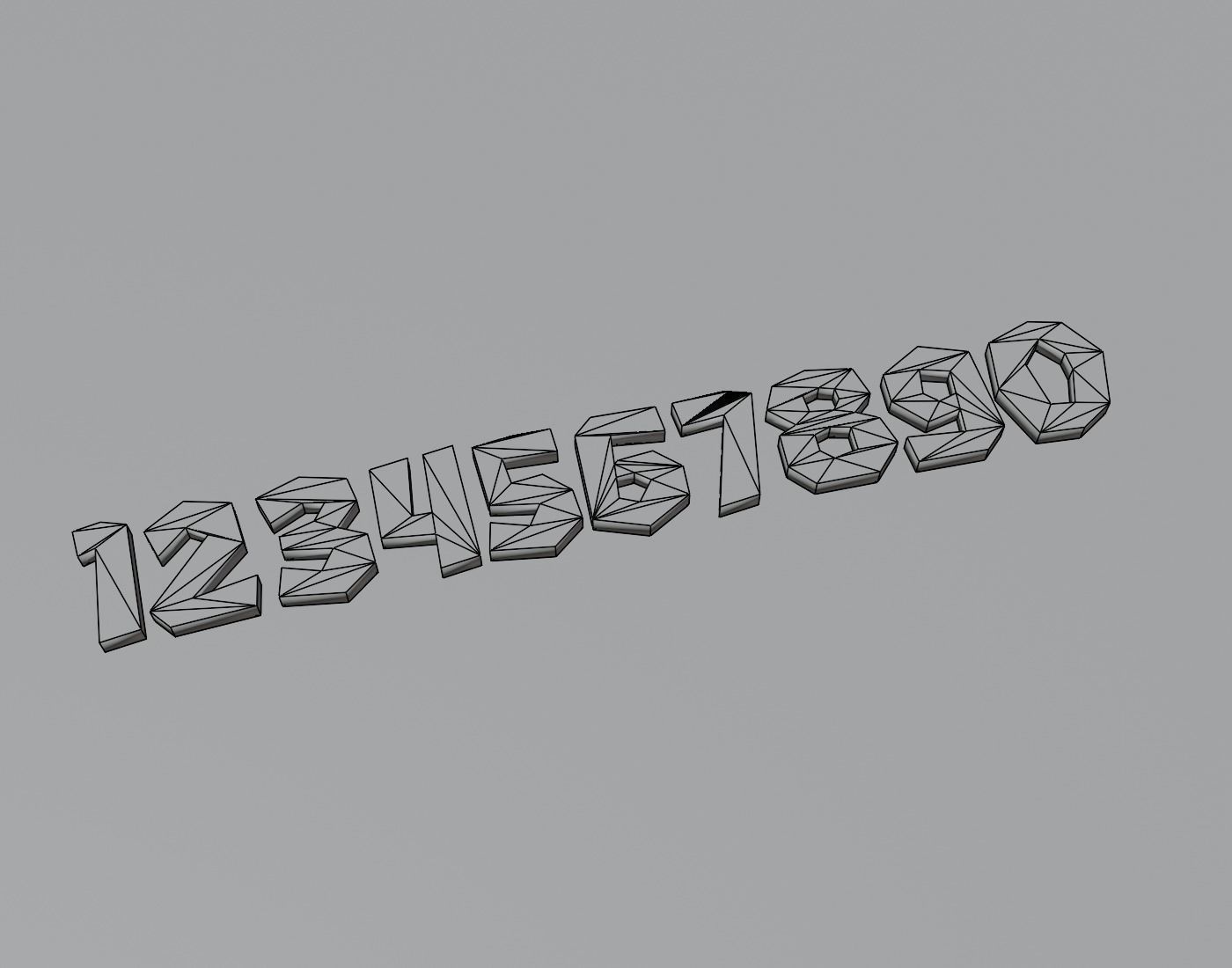 SupplyCenter Text Font 3D Printing STL Collection 3D print model_2