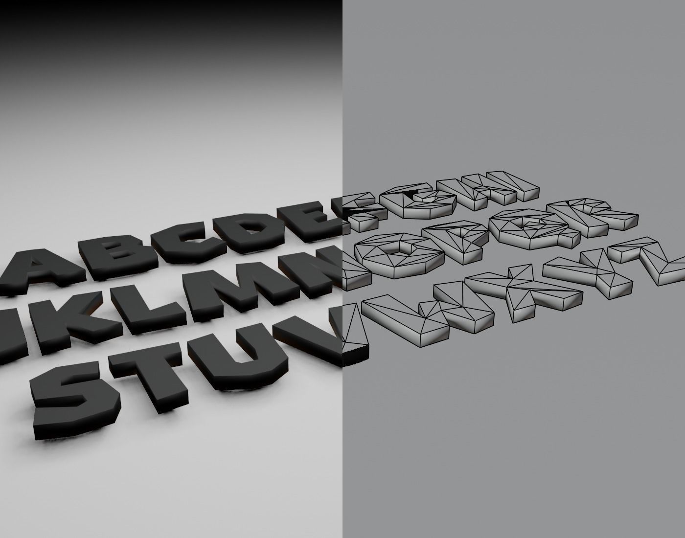 SupplyCenter Text Font 3D Printing STL Collection 3D print model_10