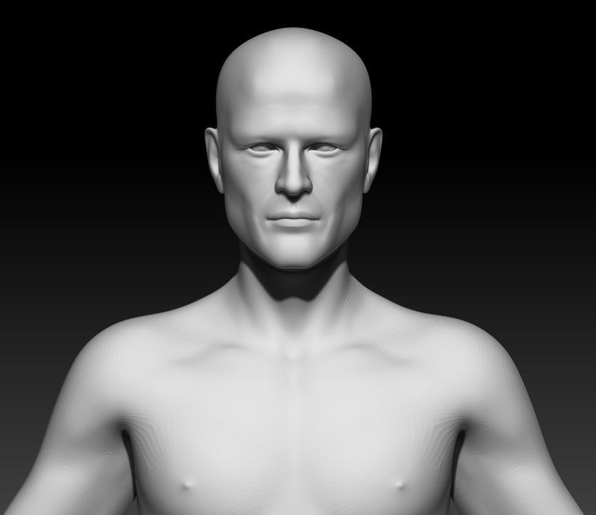 Male Base Mesh 1 3D model_1
