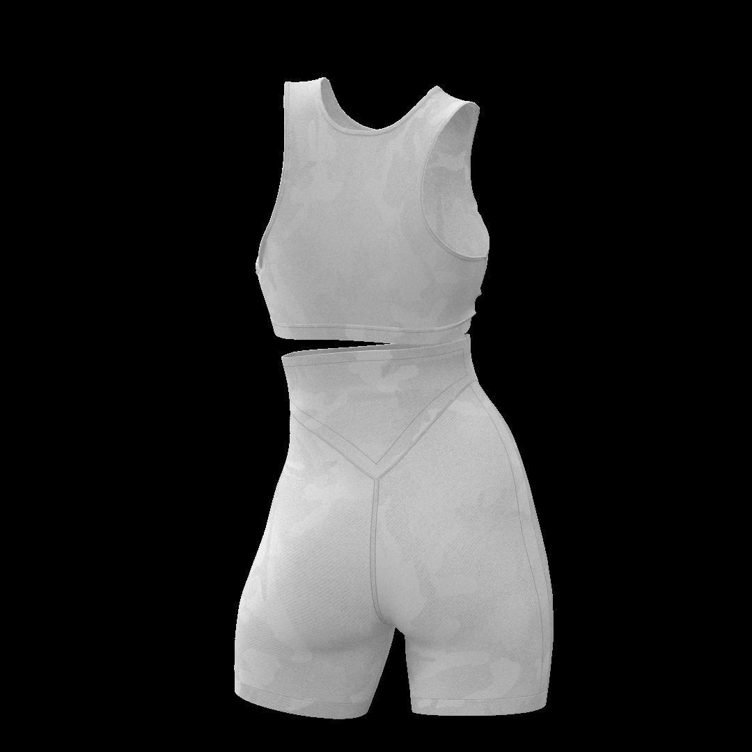 Female Active Wear  Low-poly 3D model_9