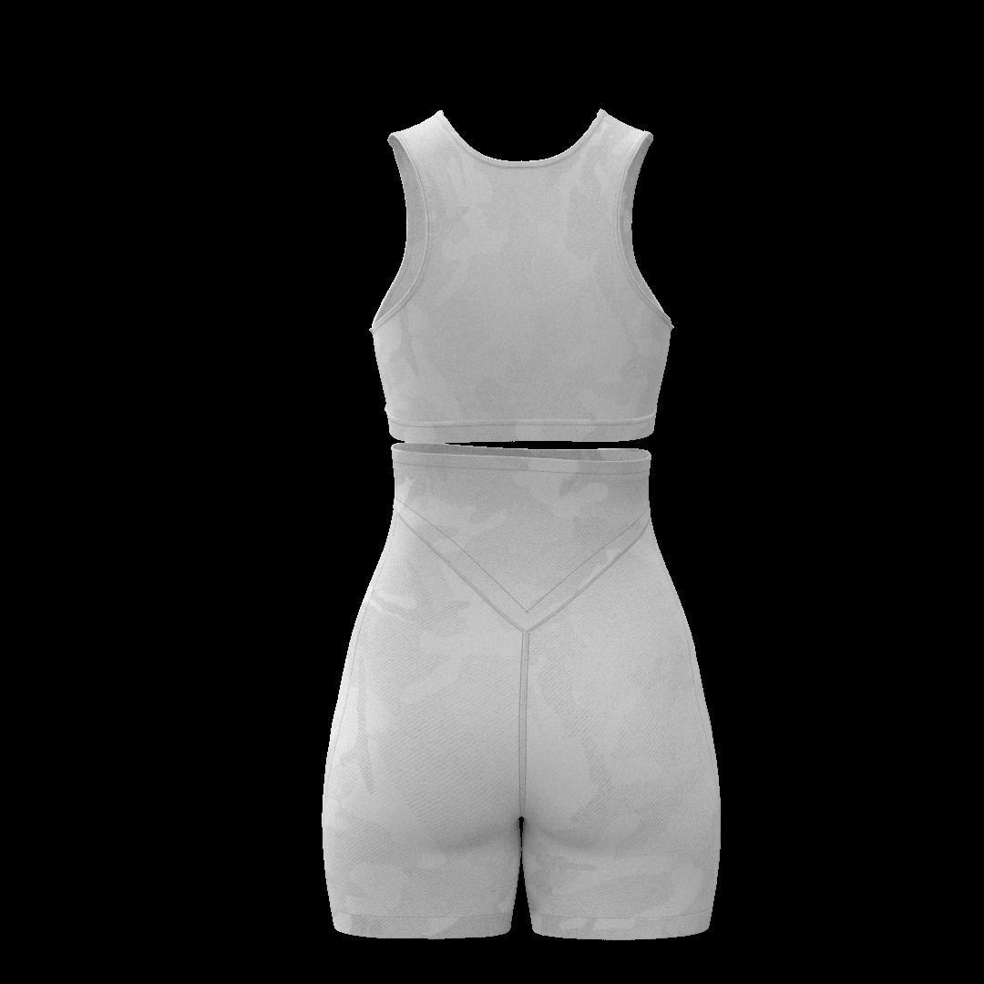 Female Active Wear  Low-poly 3D model_5