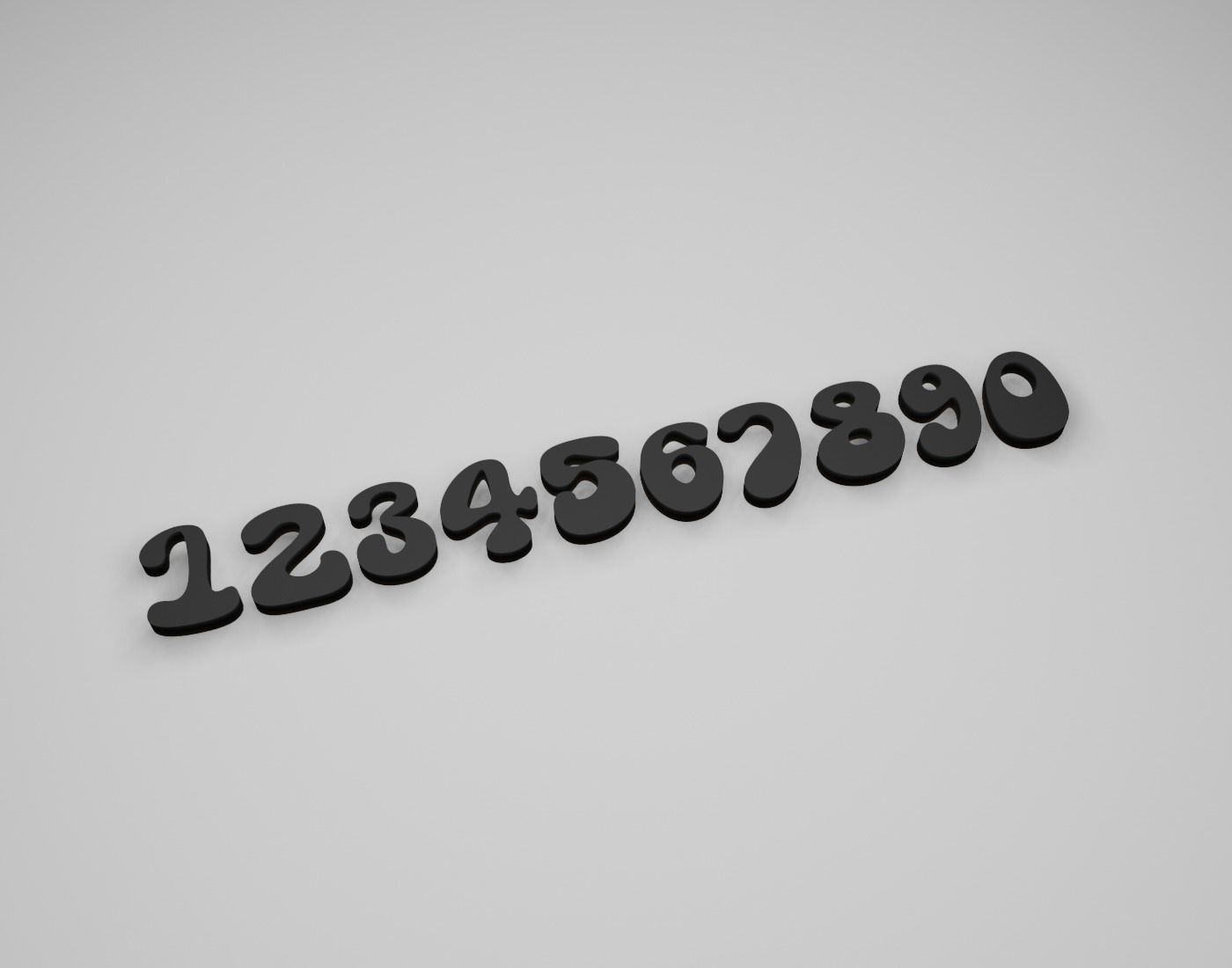 SuperWoobly Text Font 3D Printing STL Collection 3D print model_3
