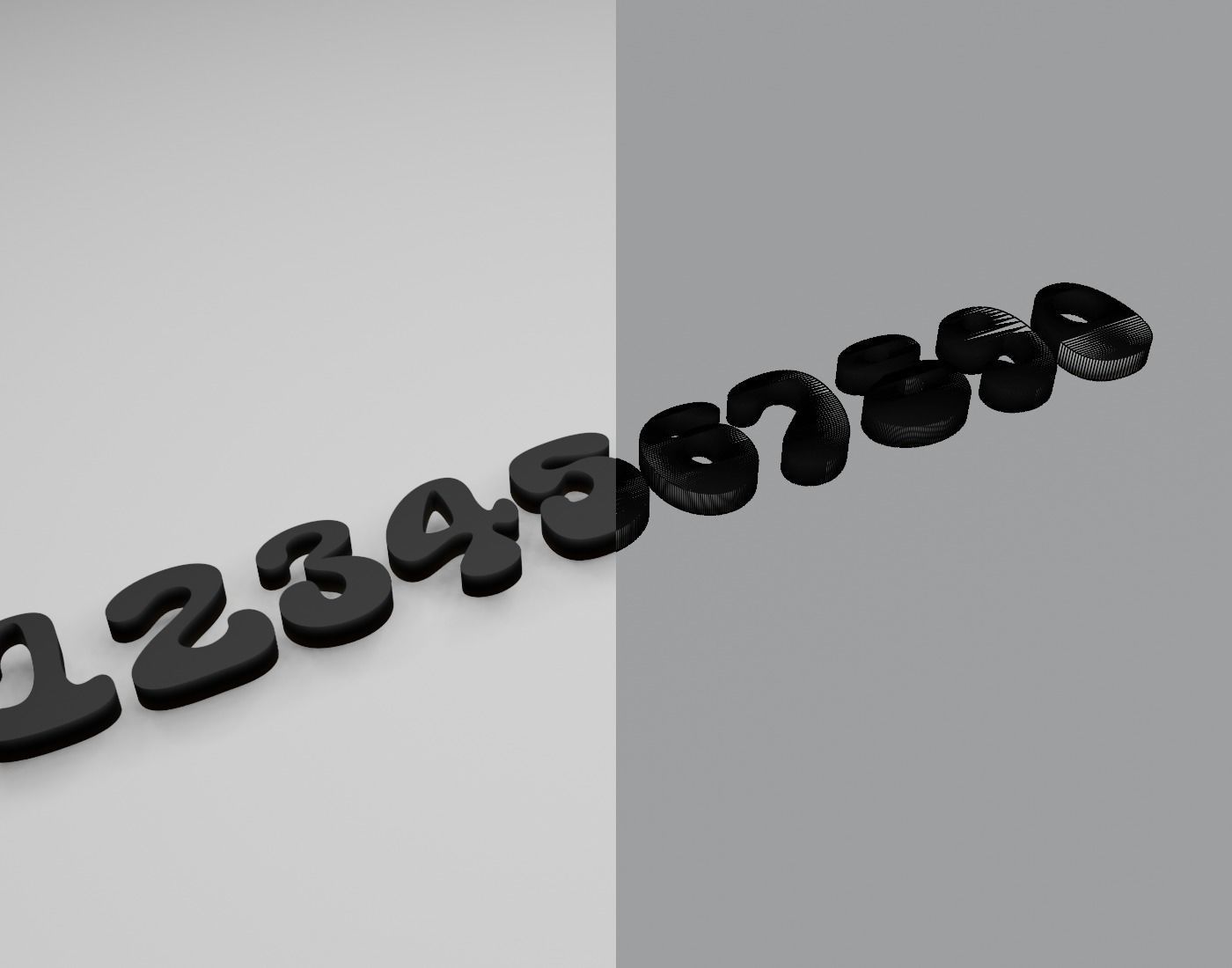 SuperWoobly Text Font 3D Printing STL Collection 3D print model_8