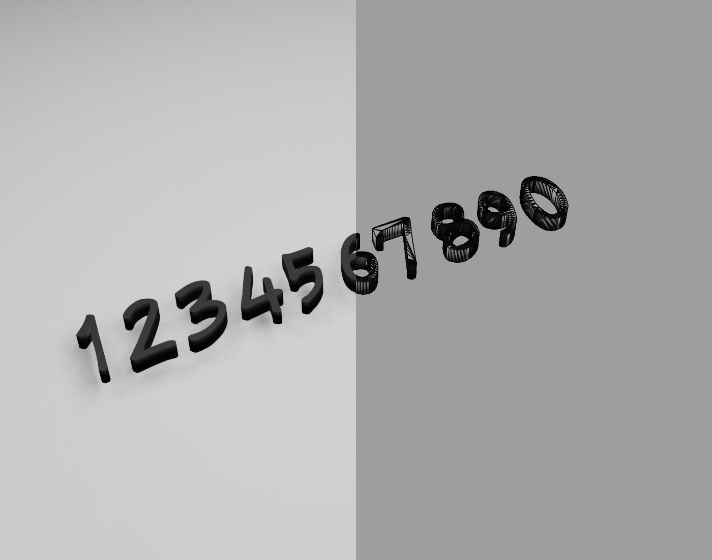 Ronysiswadi16 Text Font 3D Printing STL Collection 3D print model_8