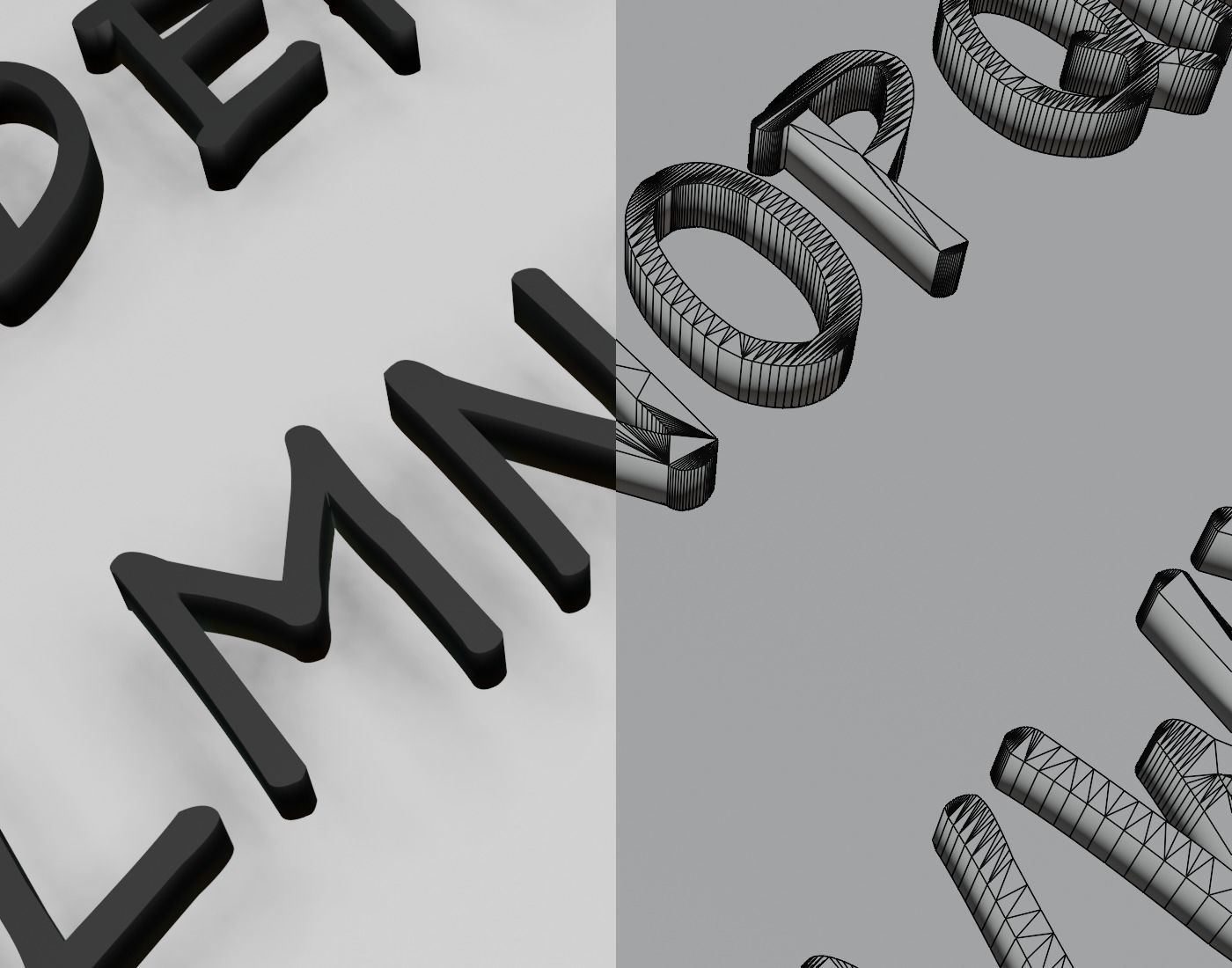 Ronysiswadi16 Text Font 3D Printing STL Collection 3D print model_4