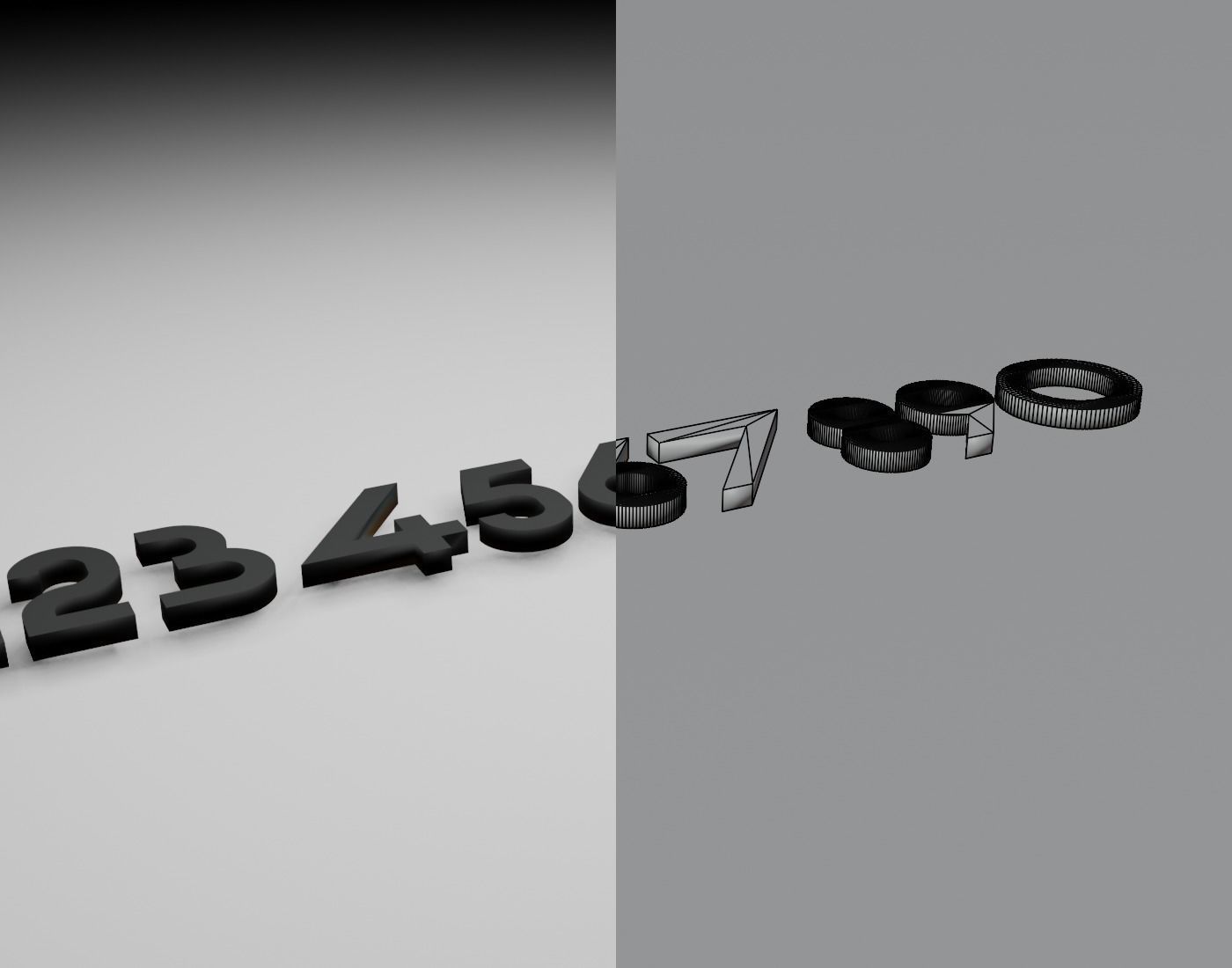 Gerhaus Text Font 3D Printing STL Collection 3D print model_10