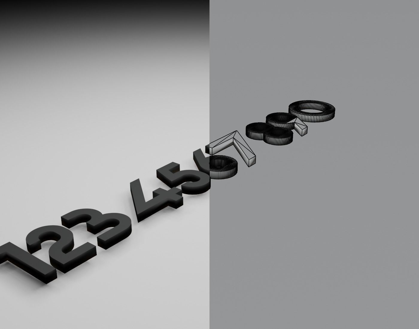 Gerhaus Text Font 3D Printing STL Collection 3D print model_14