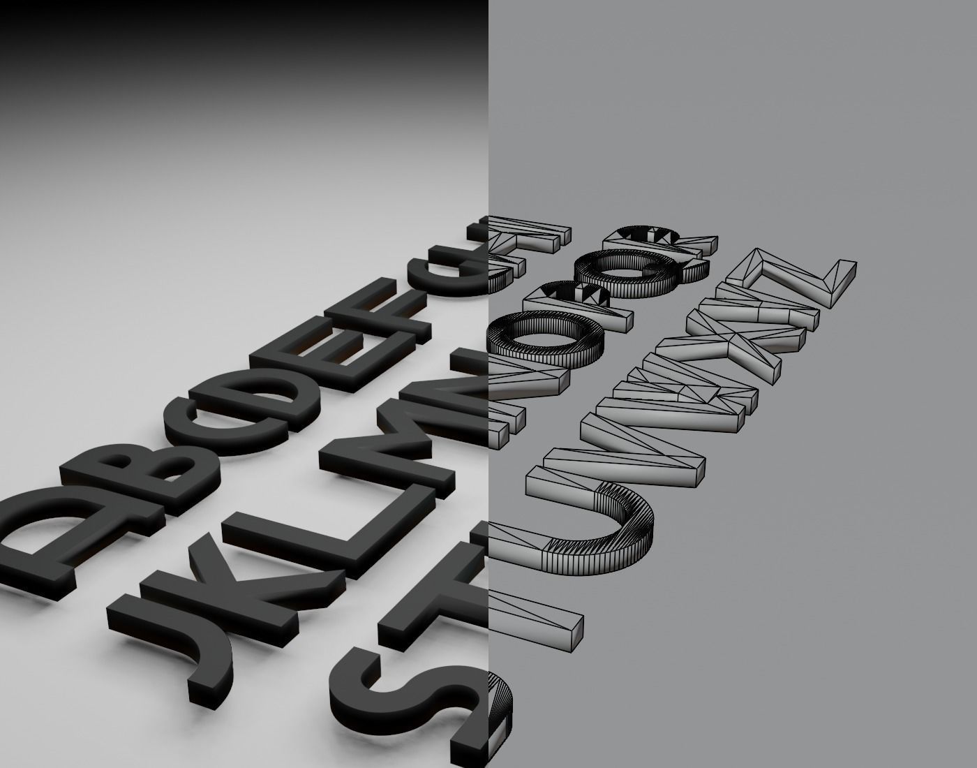 Gerhaus Text Font 3D Printing STL Collection 3D print model_15
