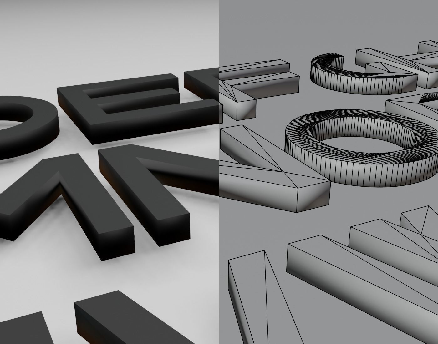 Gerhaus Text Font 3D Printing STL Collection 3D print model_6