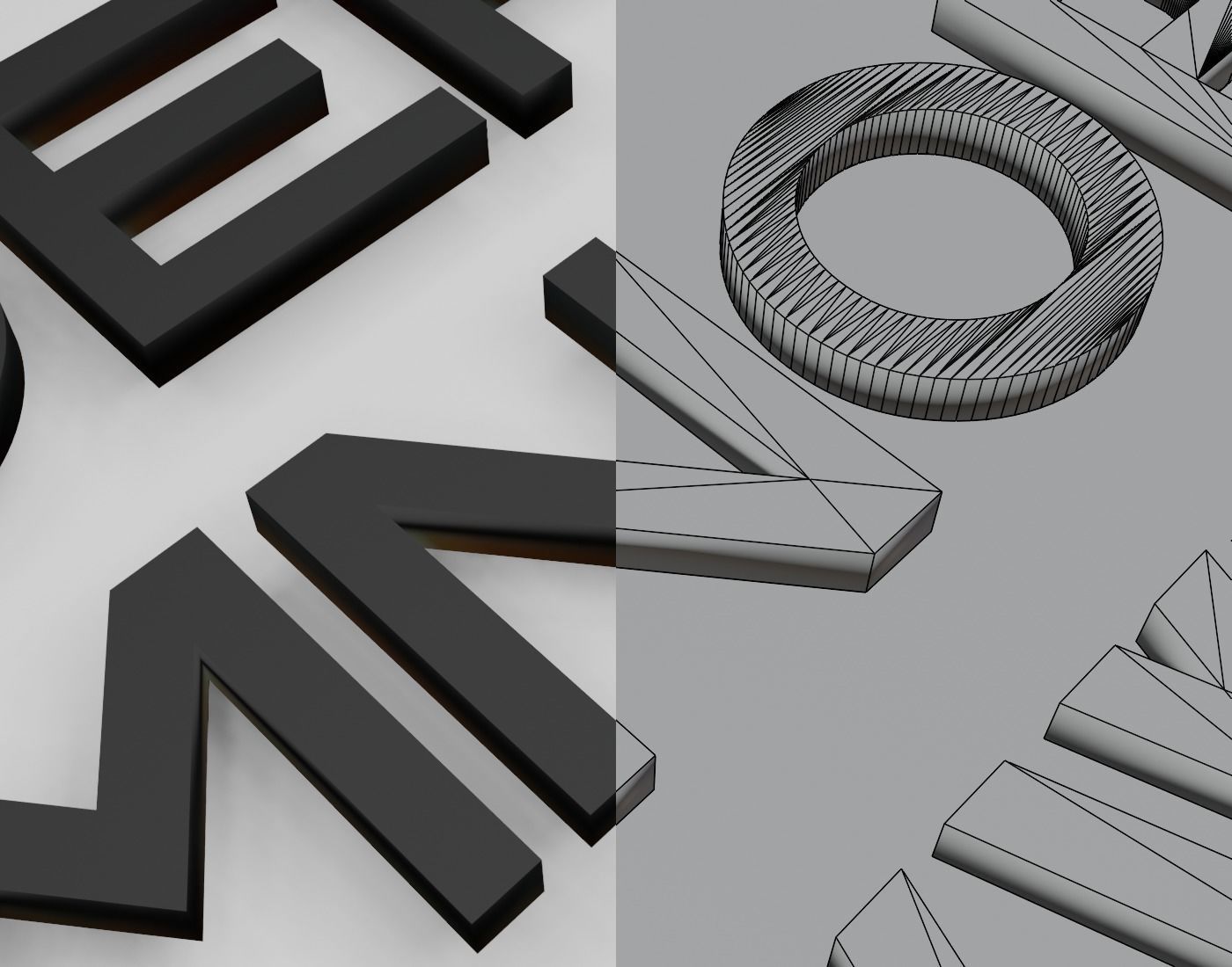 Gerhaus Text Font 3D Printing STL Collection 3D print model_4