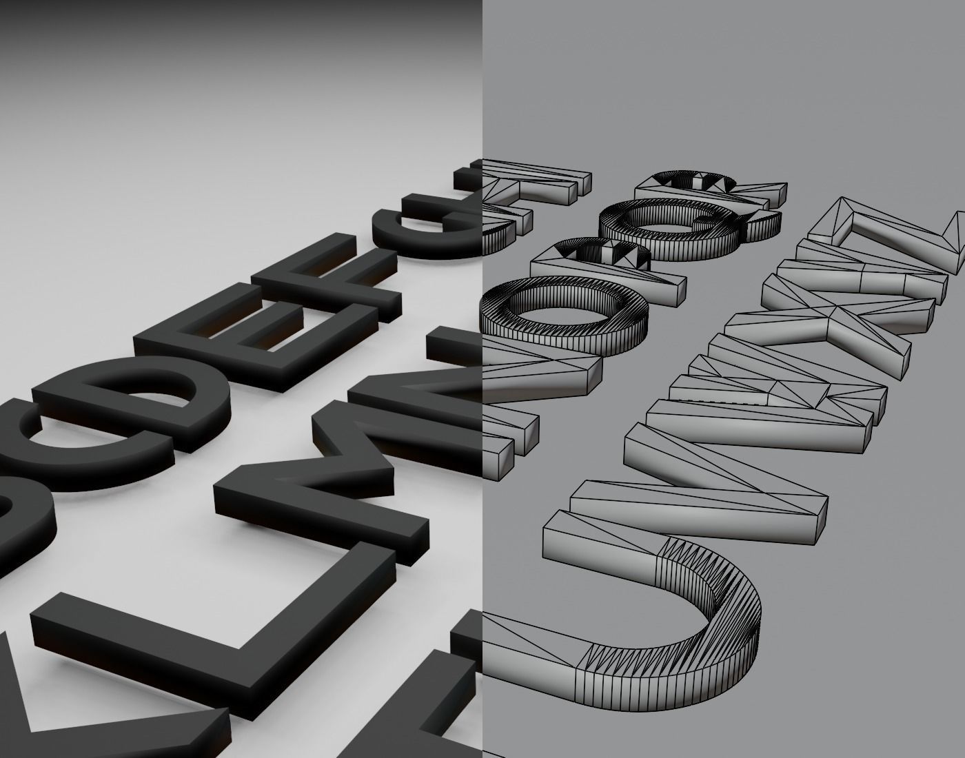 Gerhaus Text Font 3D Printing STL Collection 3D print model_11