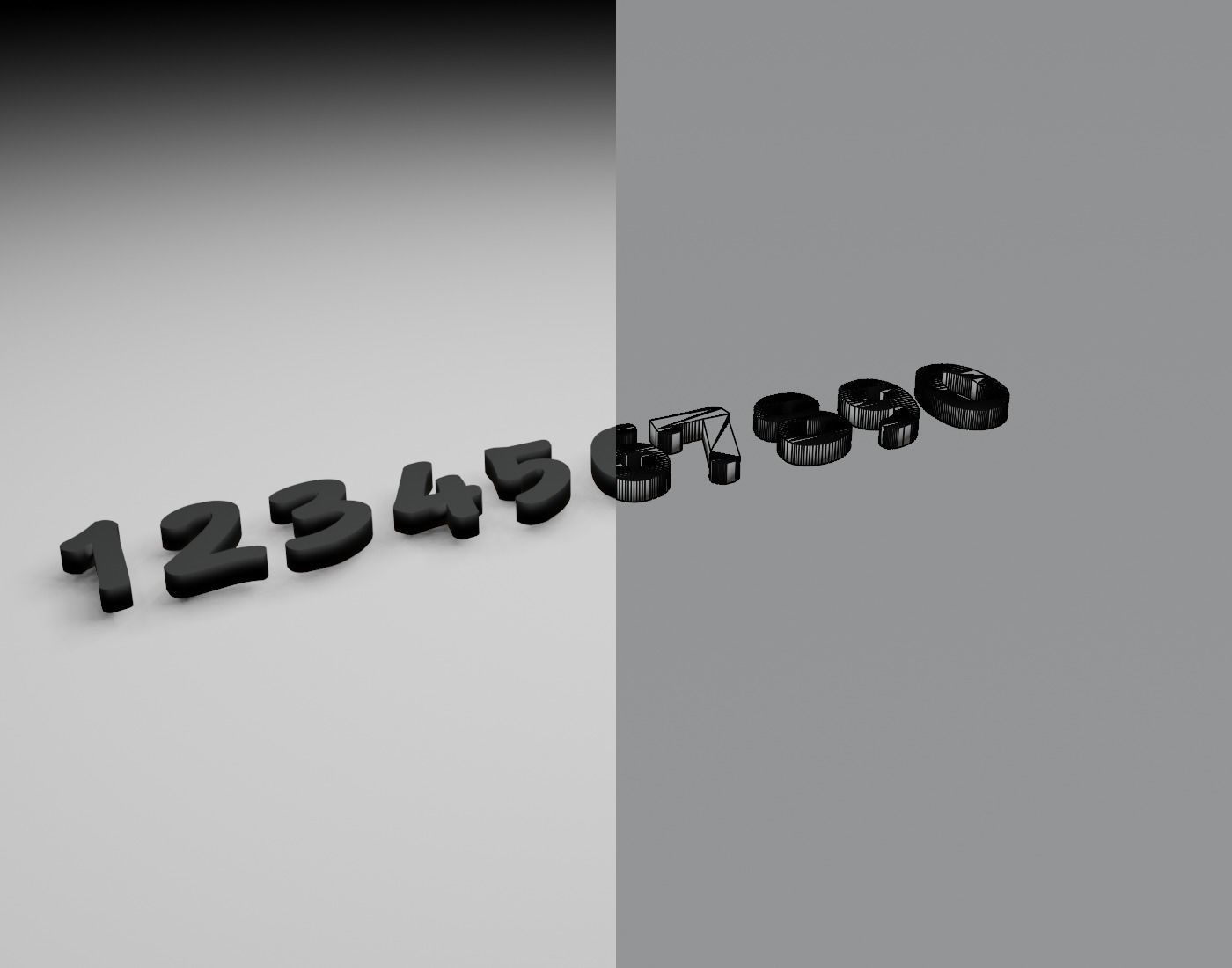 Ronysiswadi16Black Text Font 3D Printing STL Collection 3D print model_10