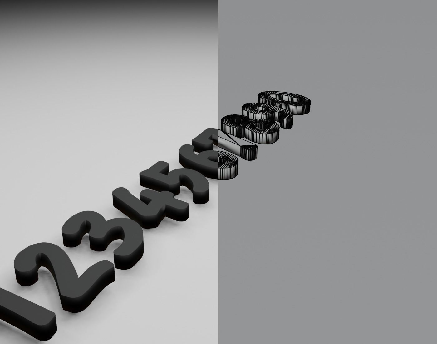Ronysiswadi16Black Text Font 3D Printing STL Collection 3D print model_11