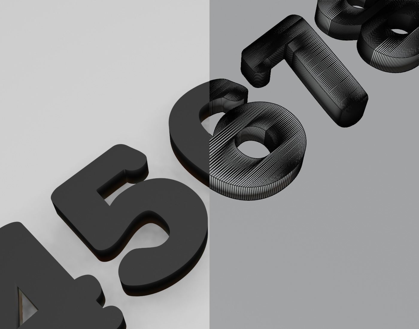 SparkyStonesRegular Text Font 3D Printing STL Collection 3D print model_4