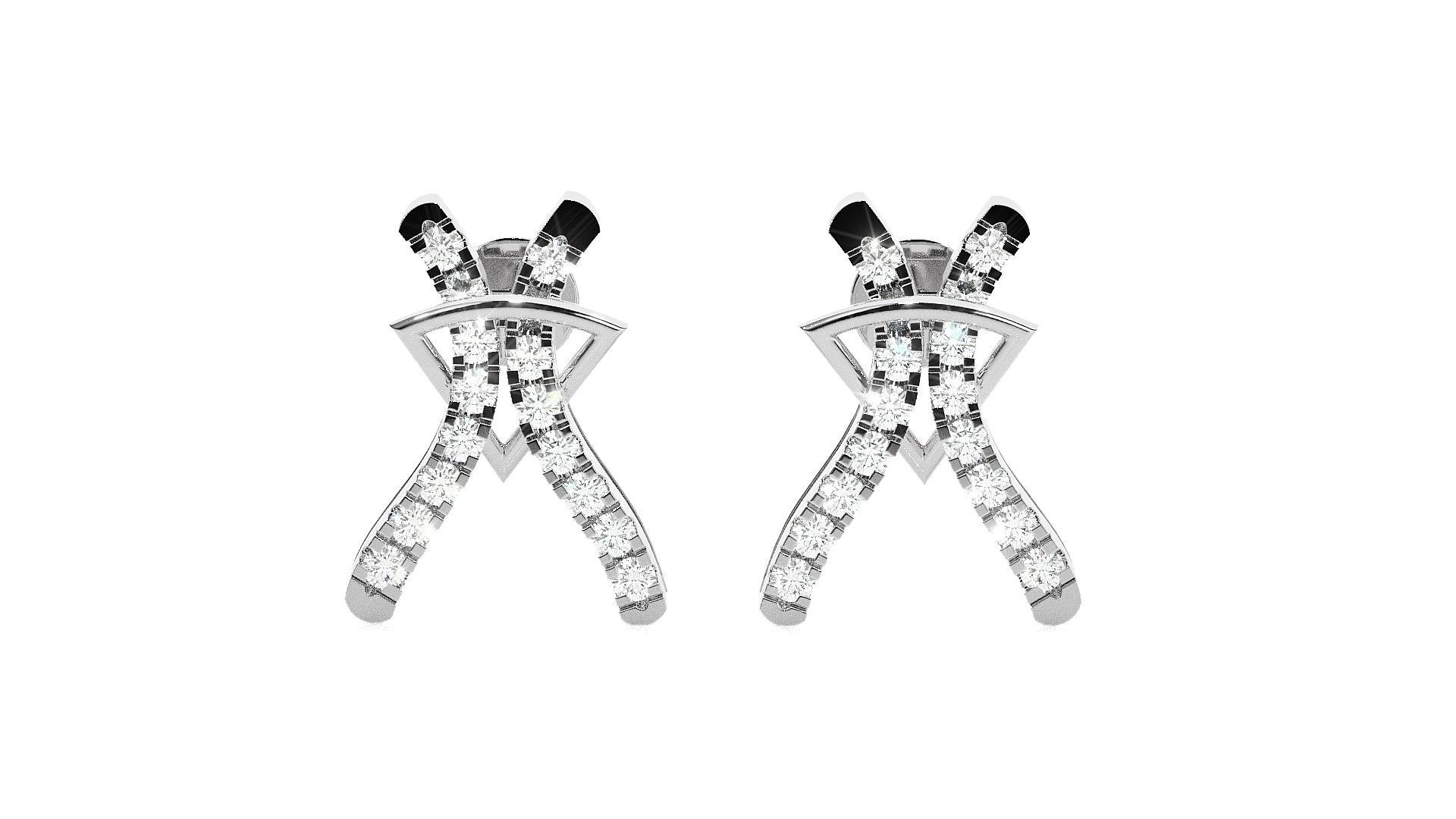 High Jewelry Pendant Earrings Set 3dm stl obj mtl gltf glb 3D print model_10