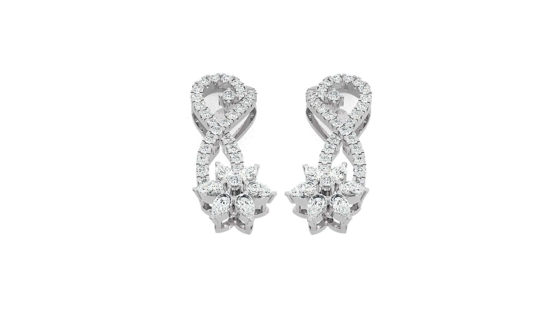 Light wt Pendant Earrings Set 3dm stl obj mtl gltf glb renders  3D print model_10