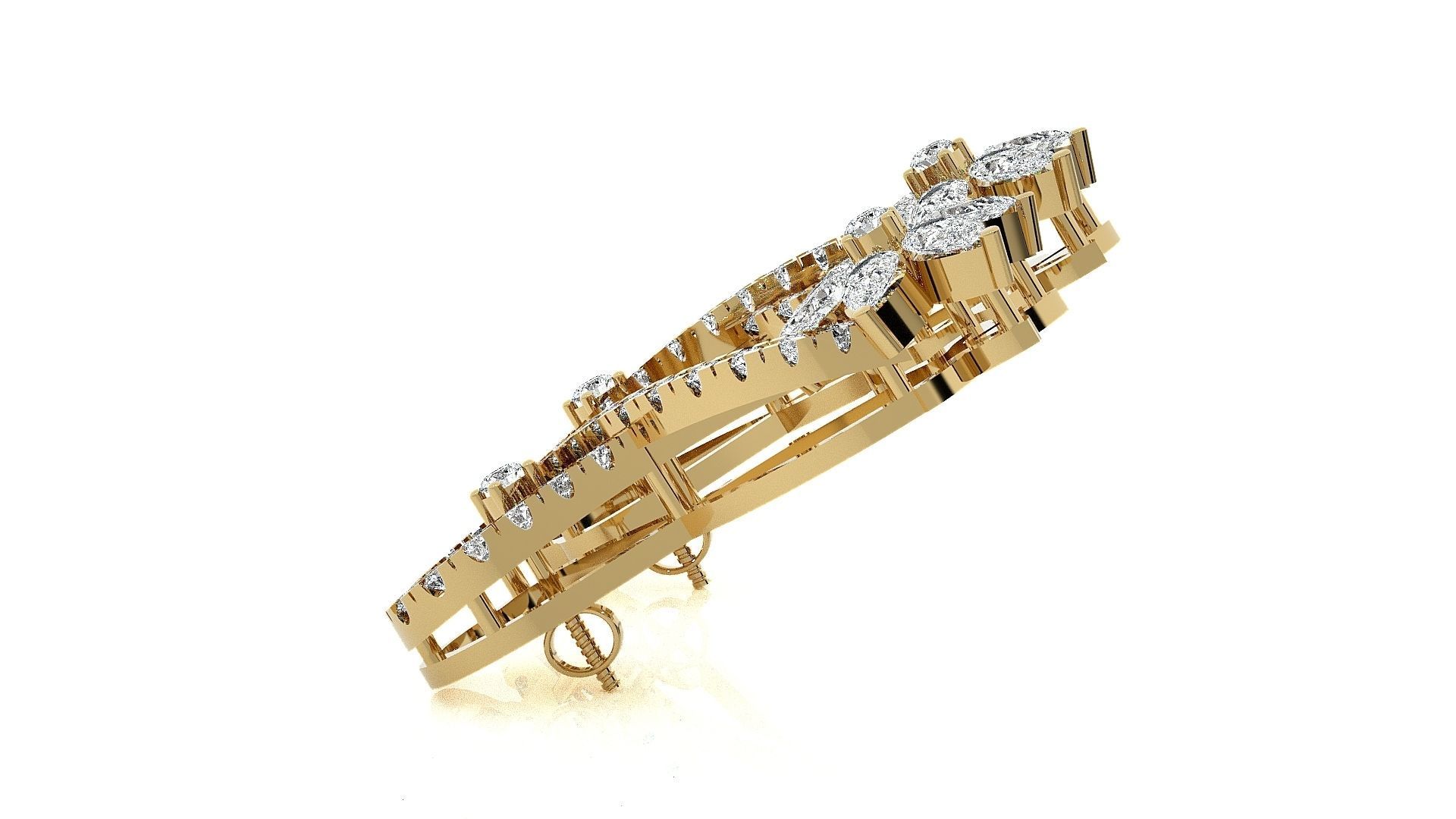 Light wt Pendant Earrings Set 3dm stl obj mtl gltf glb renders  3D print model_22