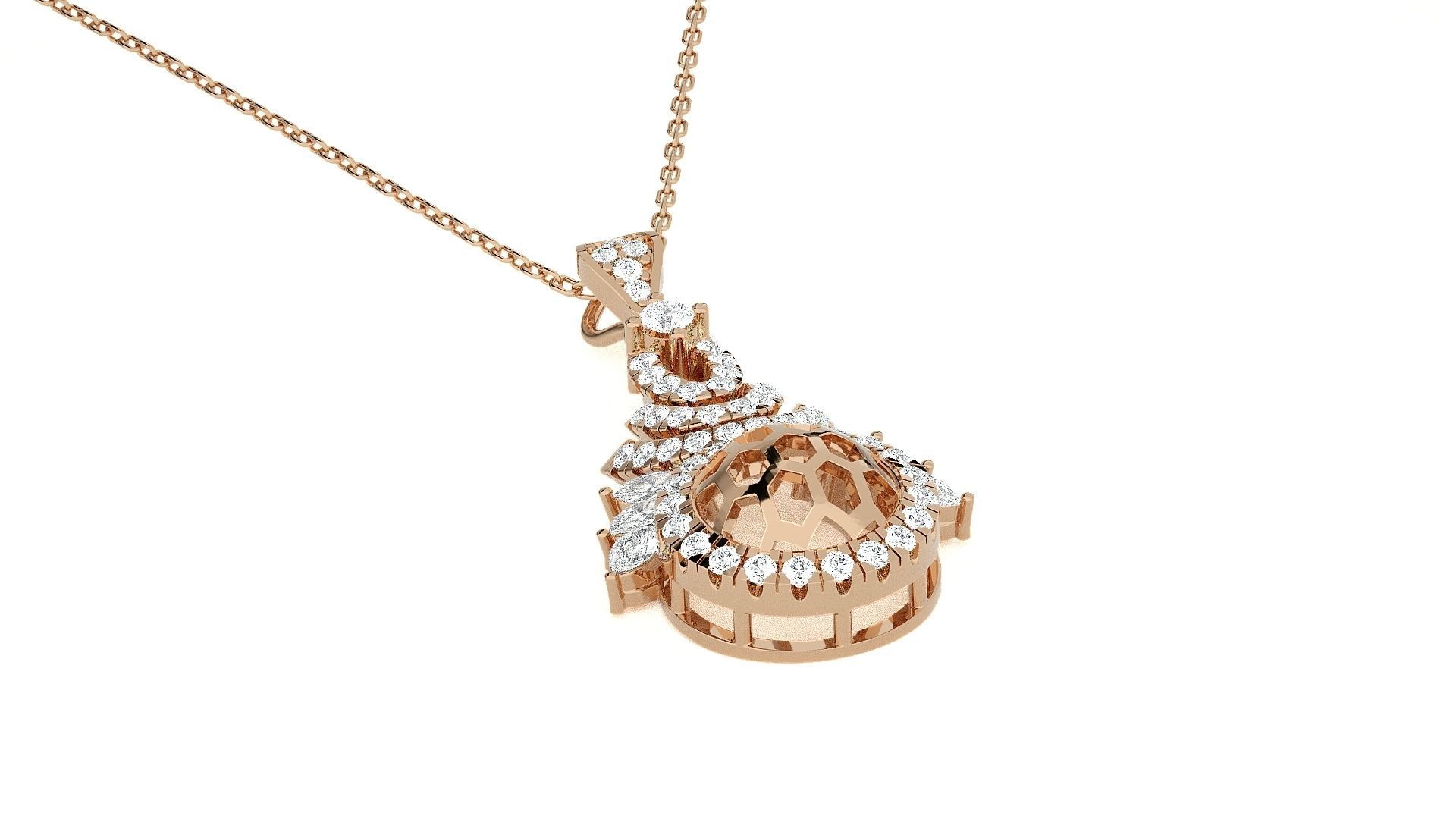 Beetle High Jewelry Pendant Earrings Set 3dm stl obj mtl gltf 3D print model_7