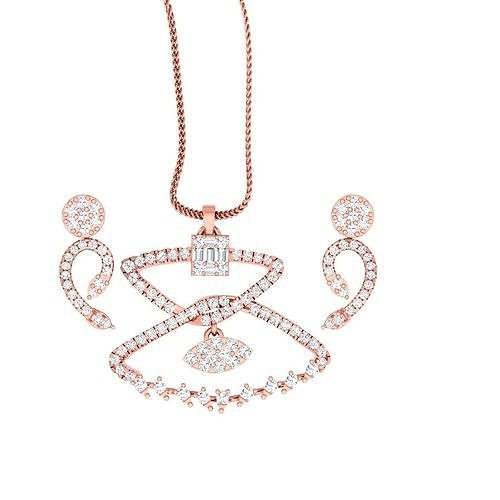 Light wt Pendant Earrings Set 3dm stl obj mtl gltf glb renders  3D print model