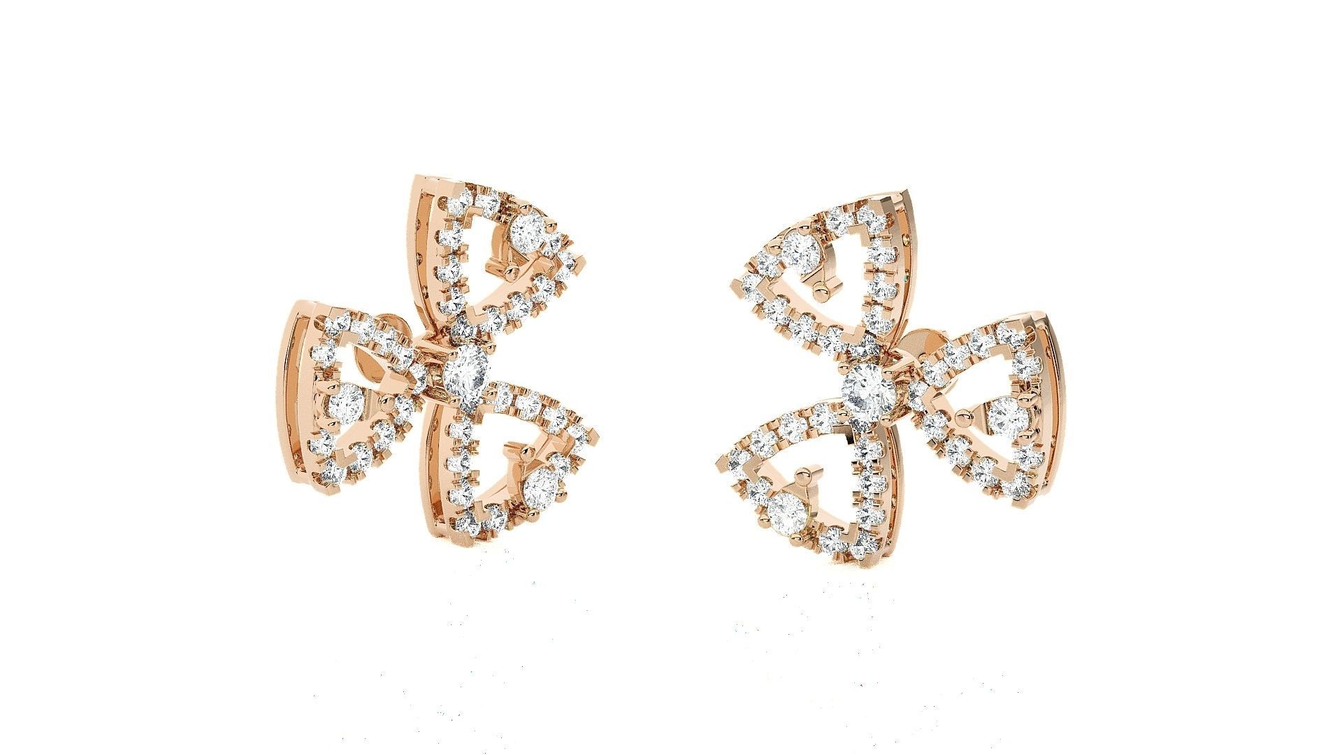 Light wt Pendant Earrings Set 3dm stl obj mtl gltf glb renders  3D print model_8