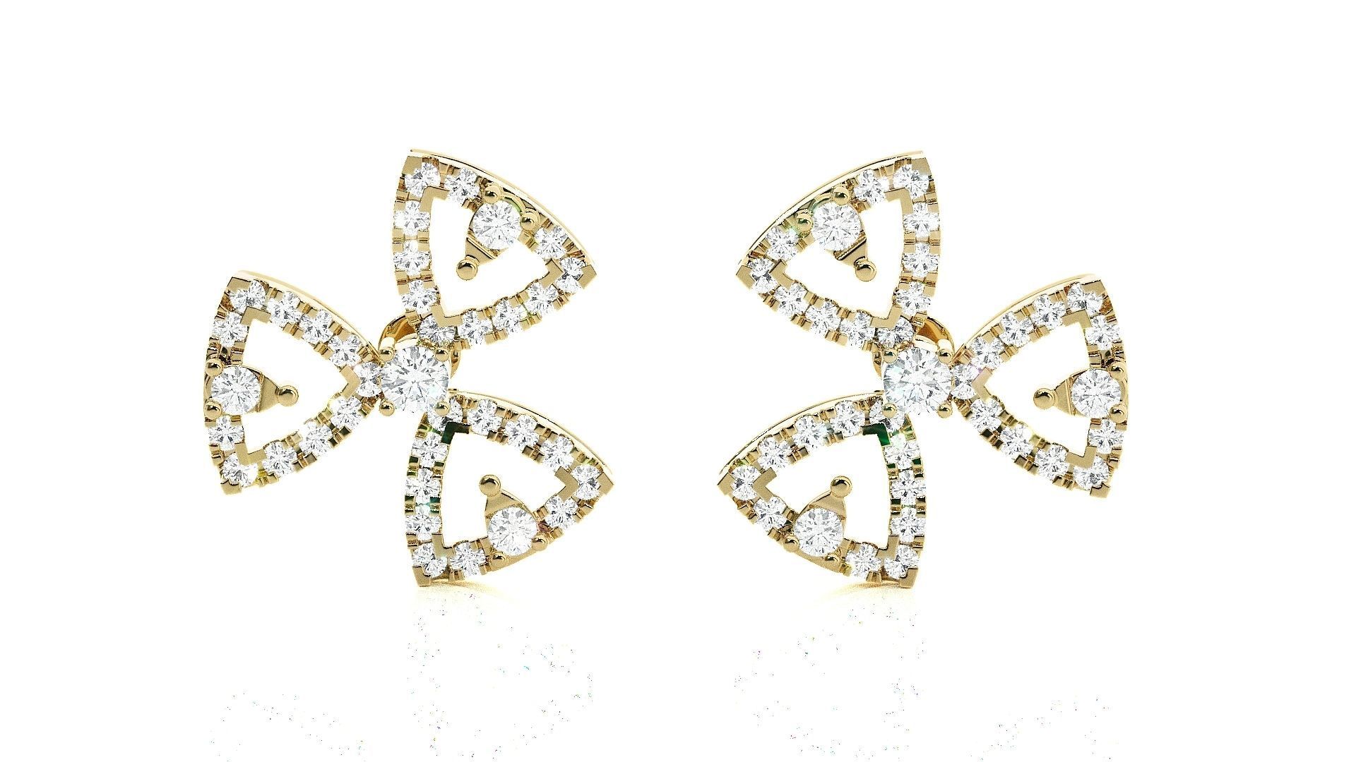 Light wt Pendant Earrings Set 3dm stl obj mtl gltf glb renders  3D print model_17