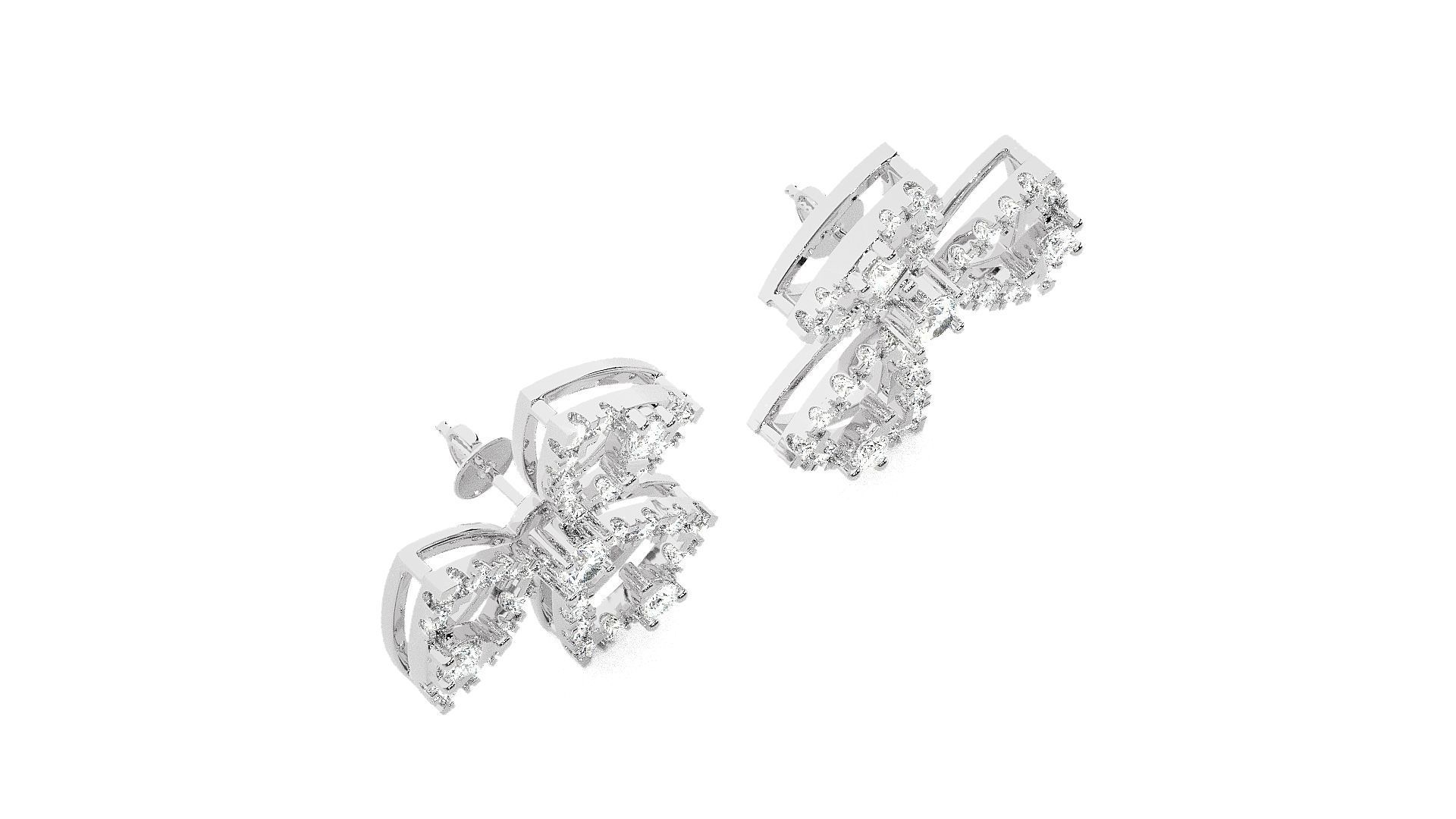 Light wt Pendant Earrings Set 3dm stl obj mtl gltf glb renders  3D print model_12