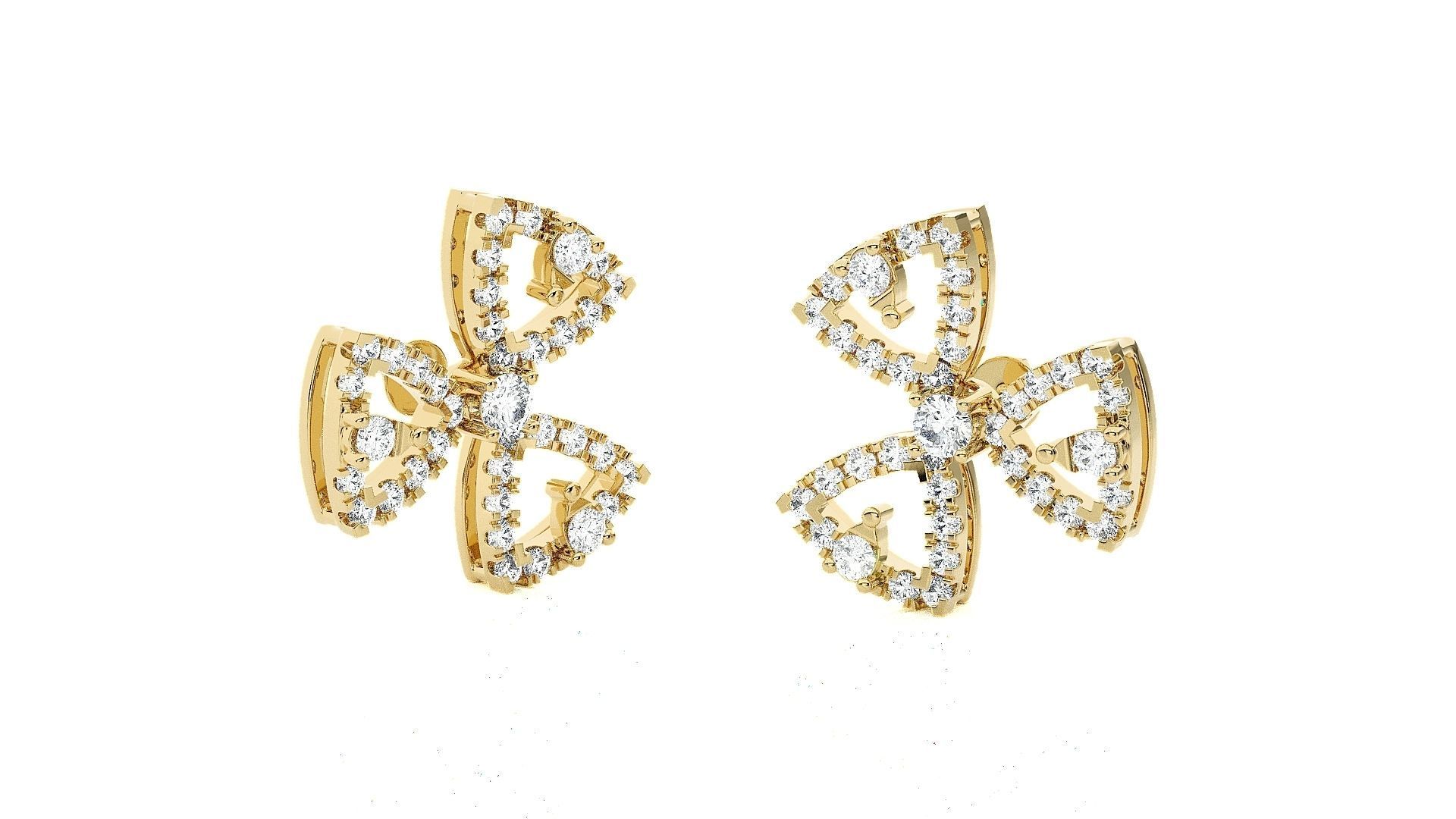 Light wt Pendant Earrings Set 3dm stl obj mtl gltf glb renders  3D print model_22