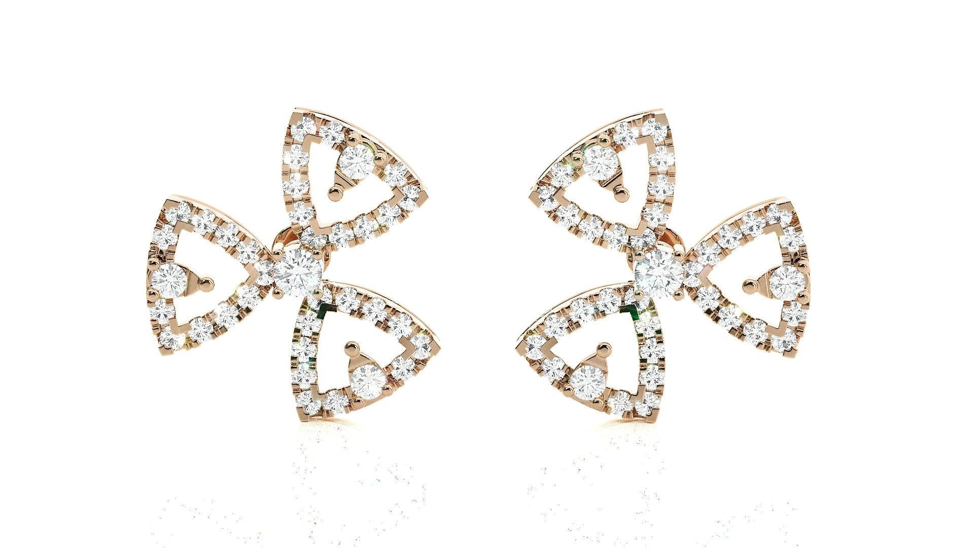 Light wt Pendant Earrings Set 3dm stl obj mtl gltf glb renders  3D print model_2