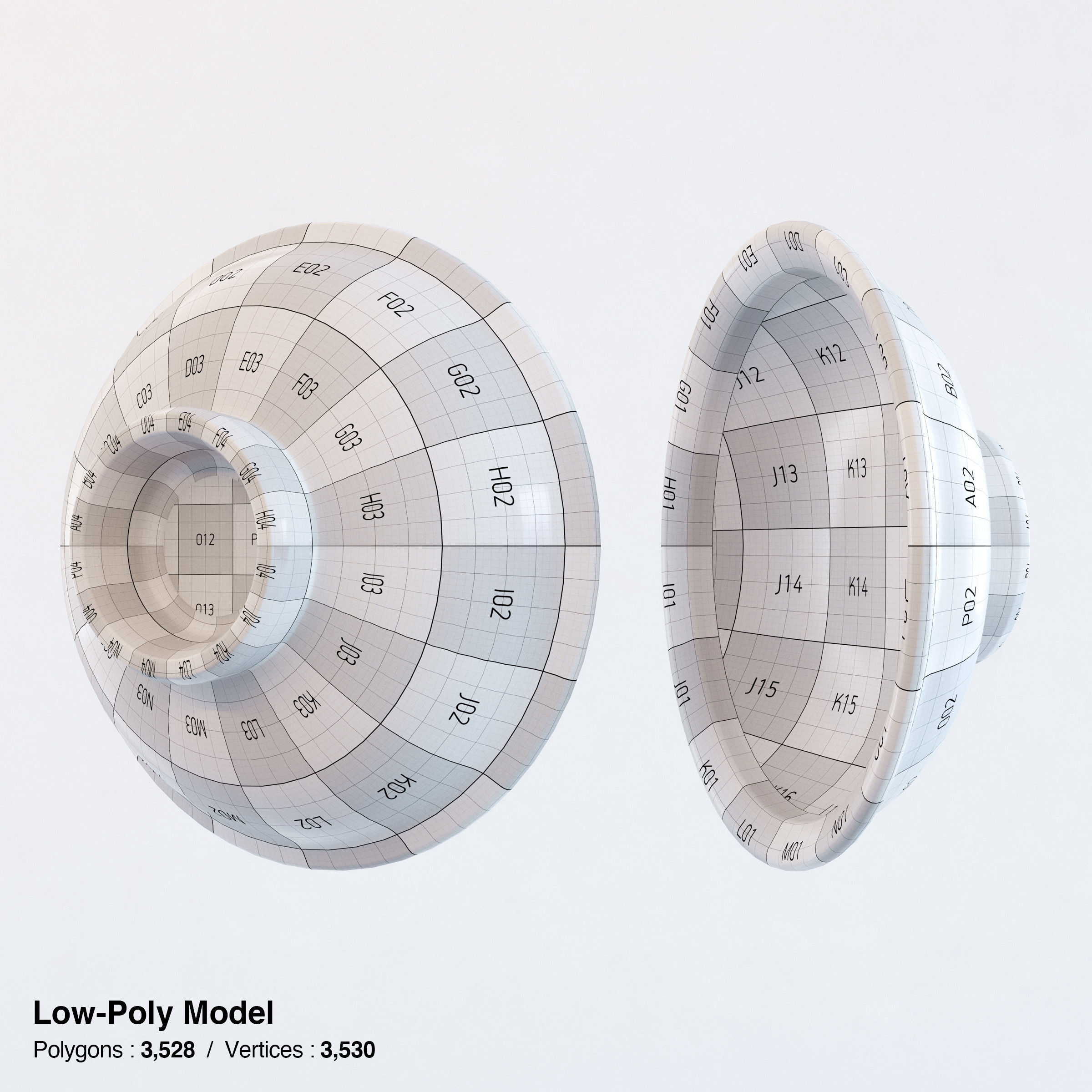 Gyudon and Donburi bowl with lid - Japanese Beef Rice Bowl Low-poly 3D model_25