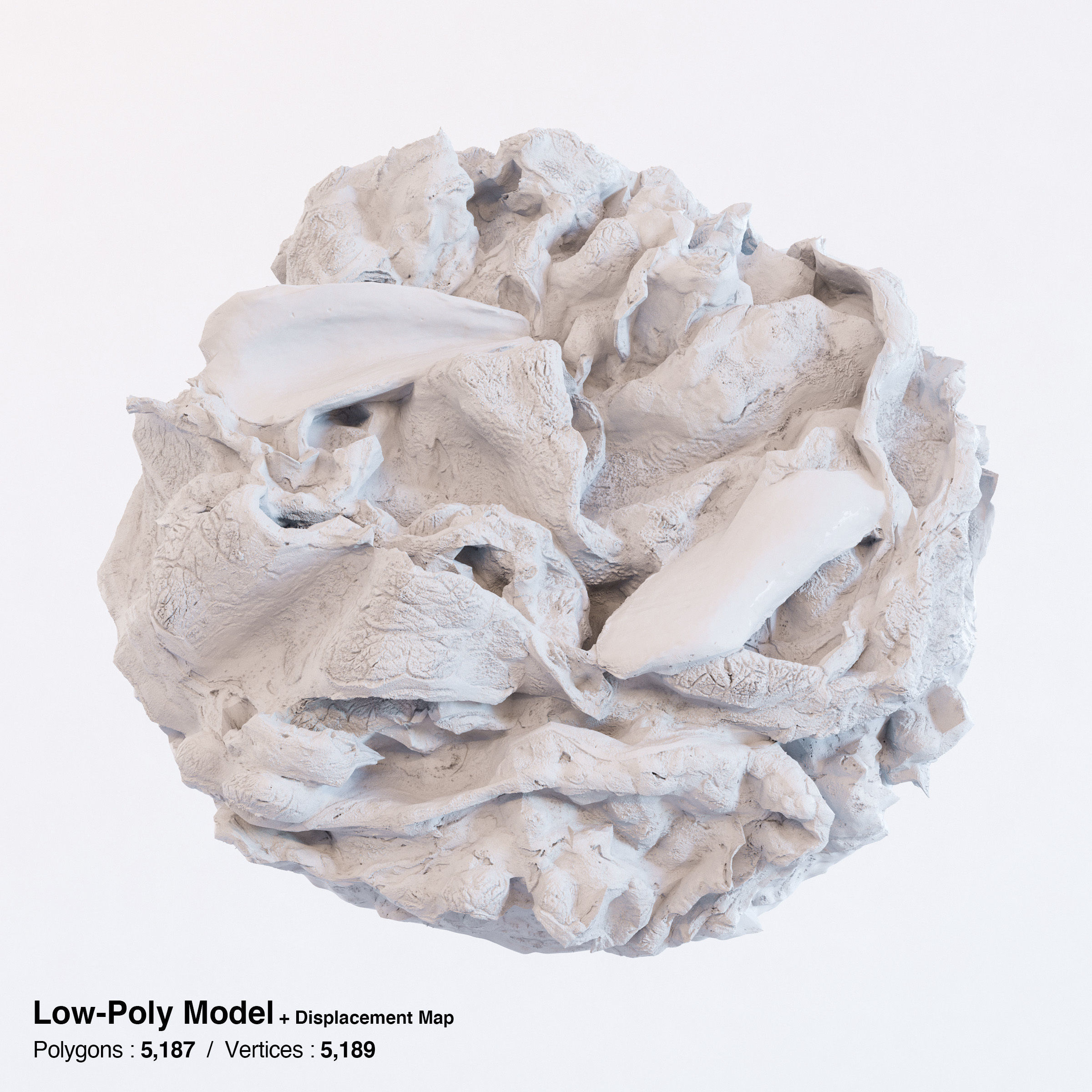 Gyudon and Donburi bowl with lid - Japanese Beef Rice Bowl Low-poly 3D model_14