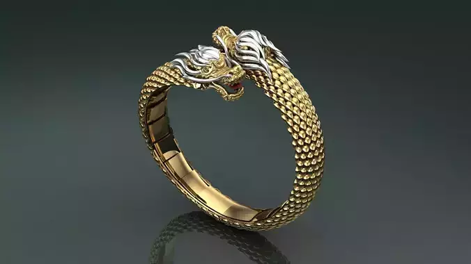 dragon bracelet 3D print model
