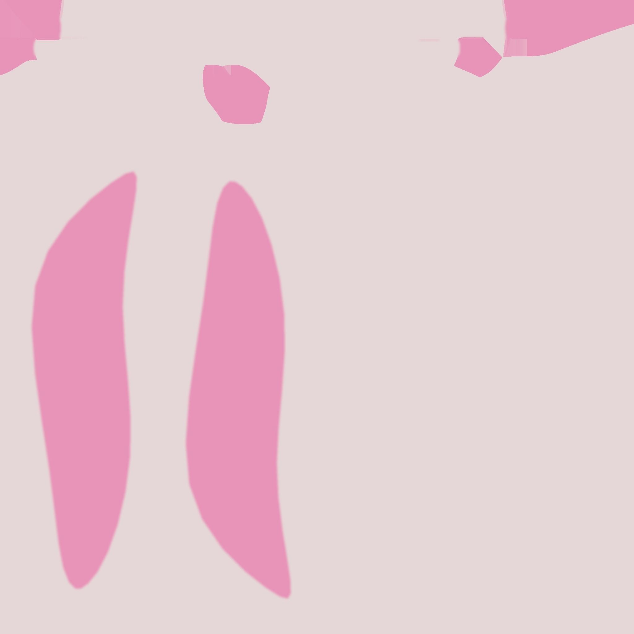 Furry Ears Tiara I06 - Headband Character Design Low-poly 3D model_17