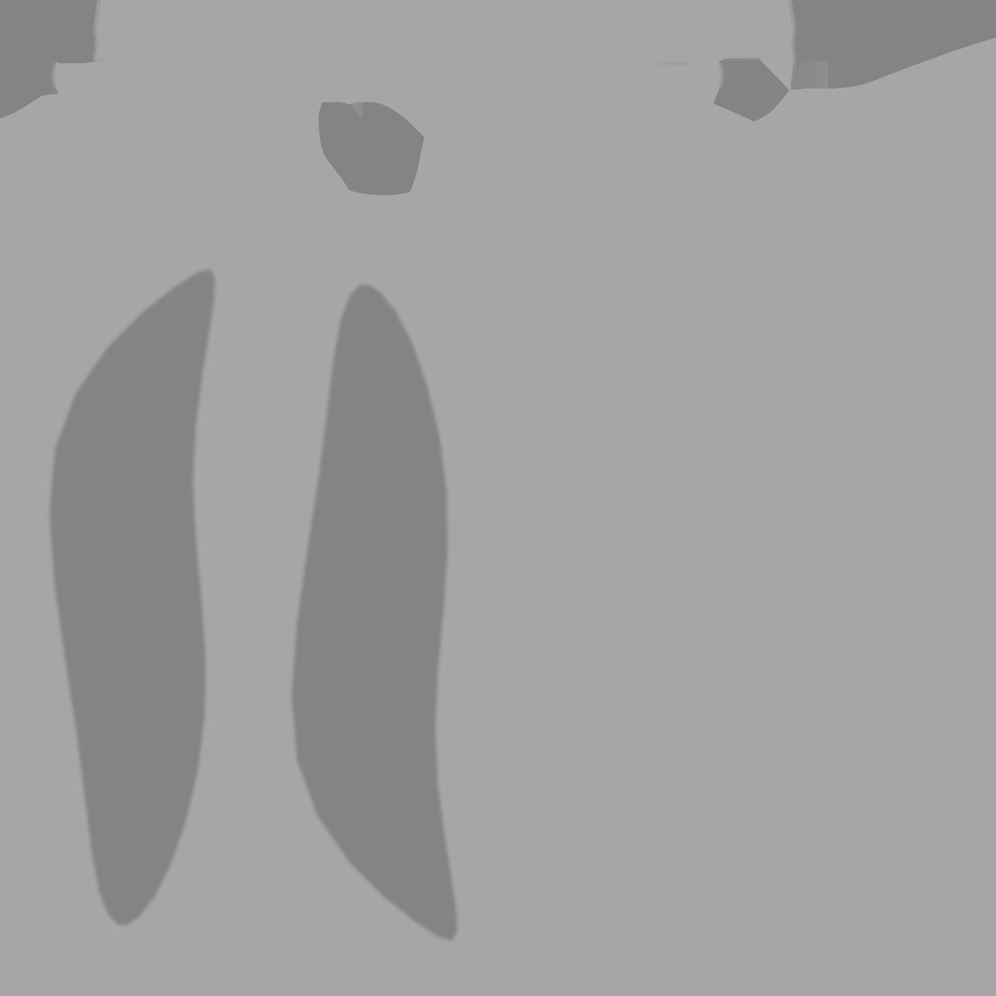 Furry Ears Tiara I06 - Headband Character Design Low-poly 3D model_21