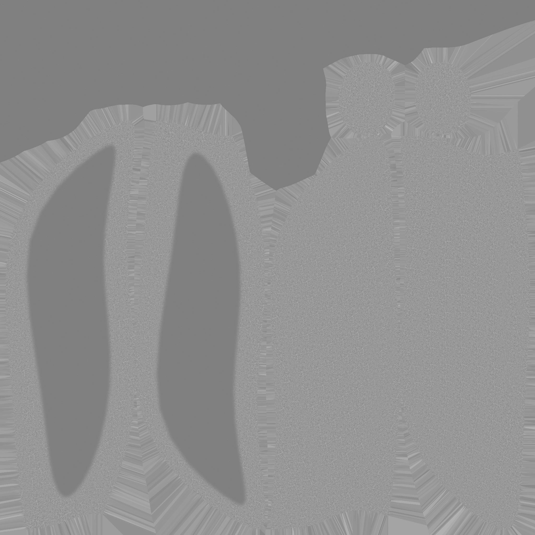 Furry Ears Tiara I06 - Headband Character Design Low-poly 3D model_18