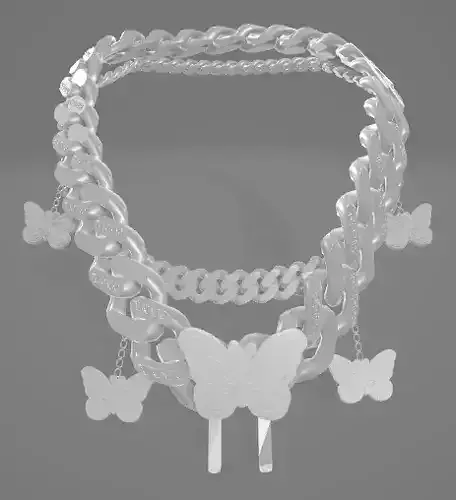 Female Butterfly Chain D3