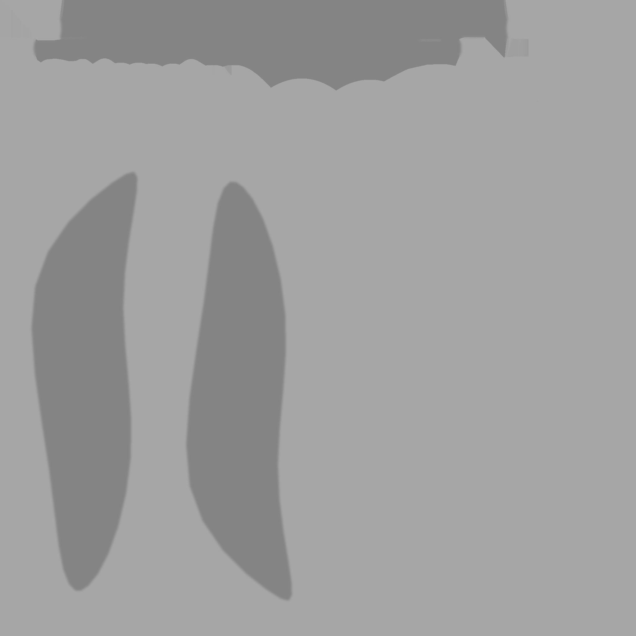 Furry Ears Tiara I08 Purple - Headband Character Design Low-poly 3D model_21