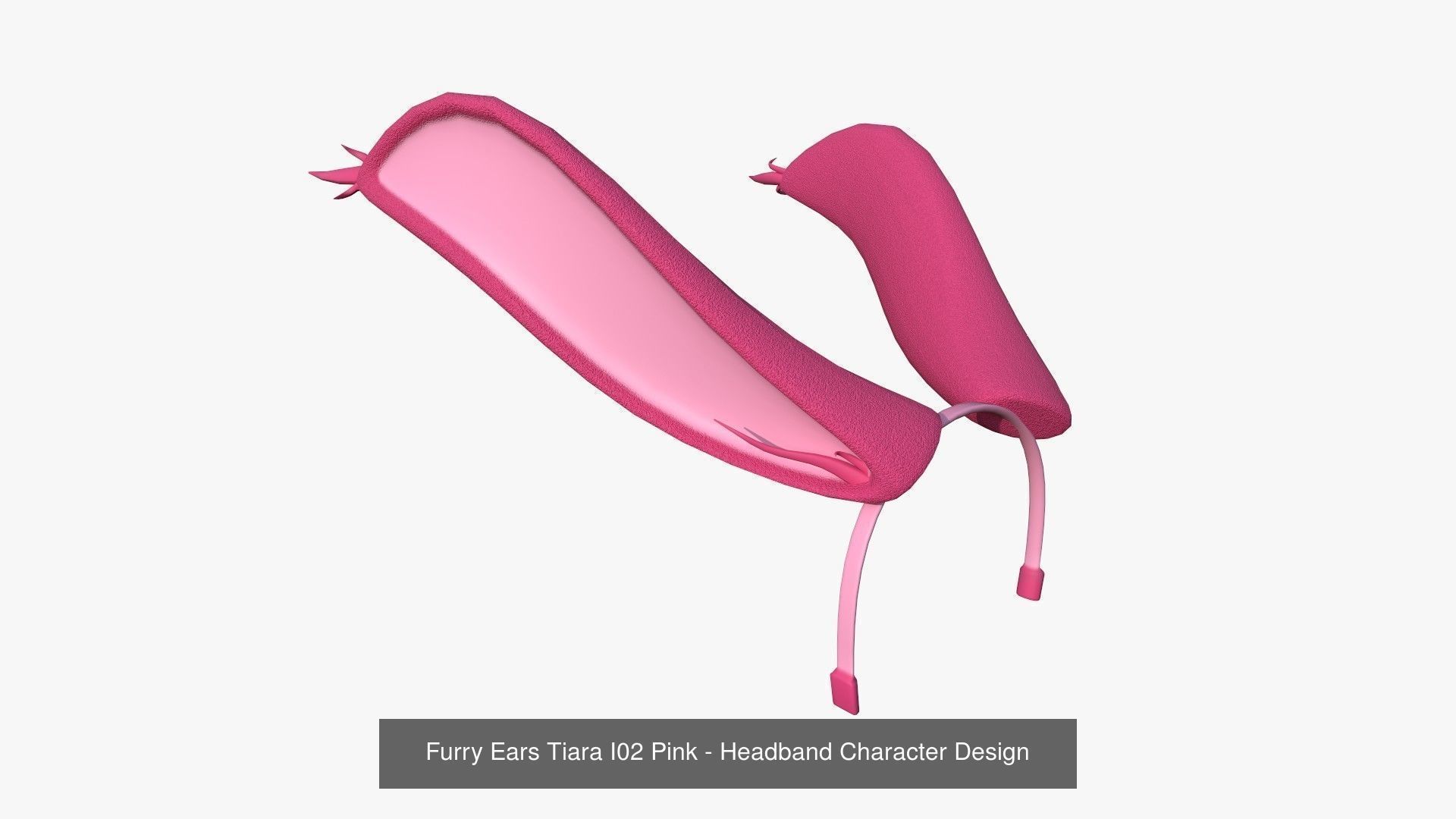 10 Furry Ears Tiara I Collection - Headband Character Design _2