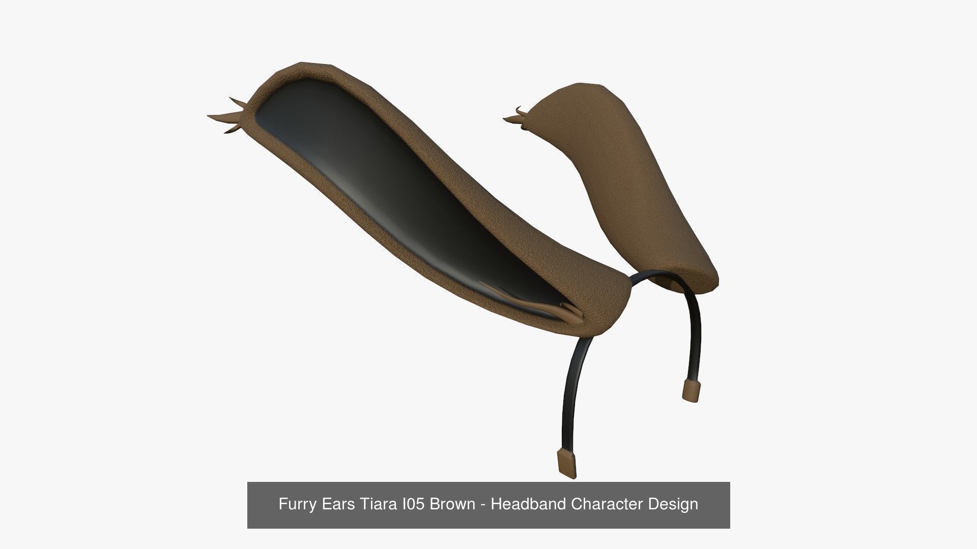 10 Furry Ears Tiara I Collection - Headband Character Design _5
