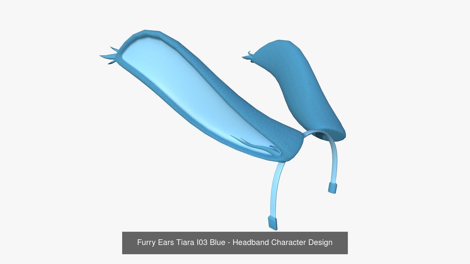 10 Furry Ears Tiara I Collection - Headband Character Design _3