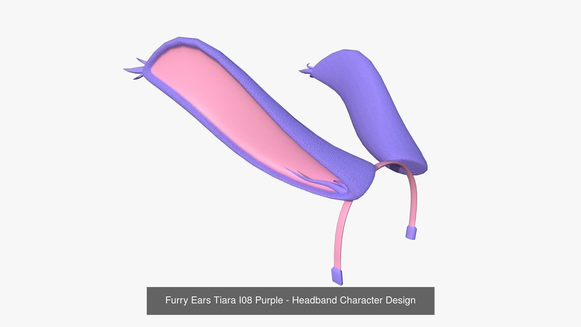 10 Furry Ears Tiara I Collection - Headband Character Design _8