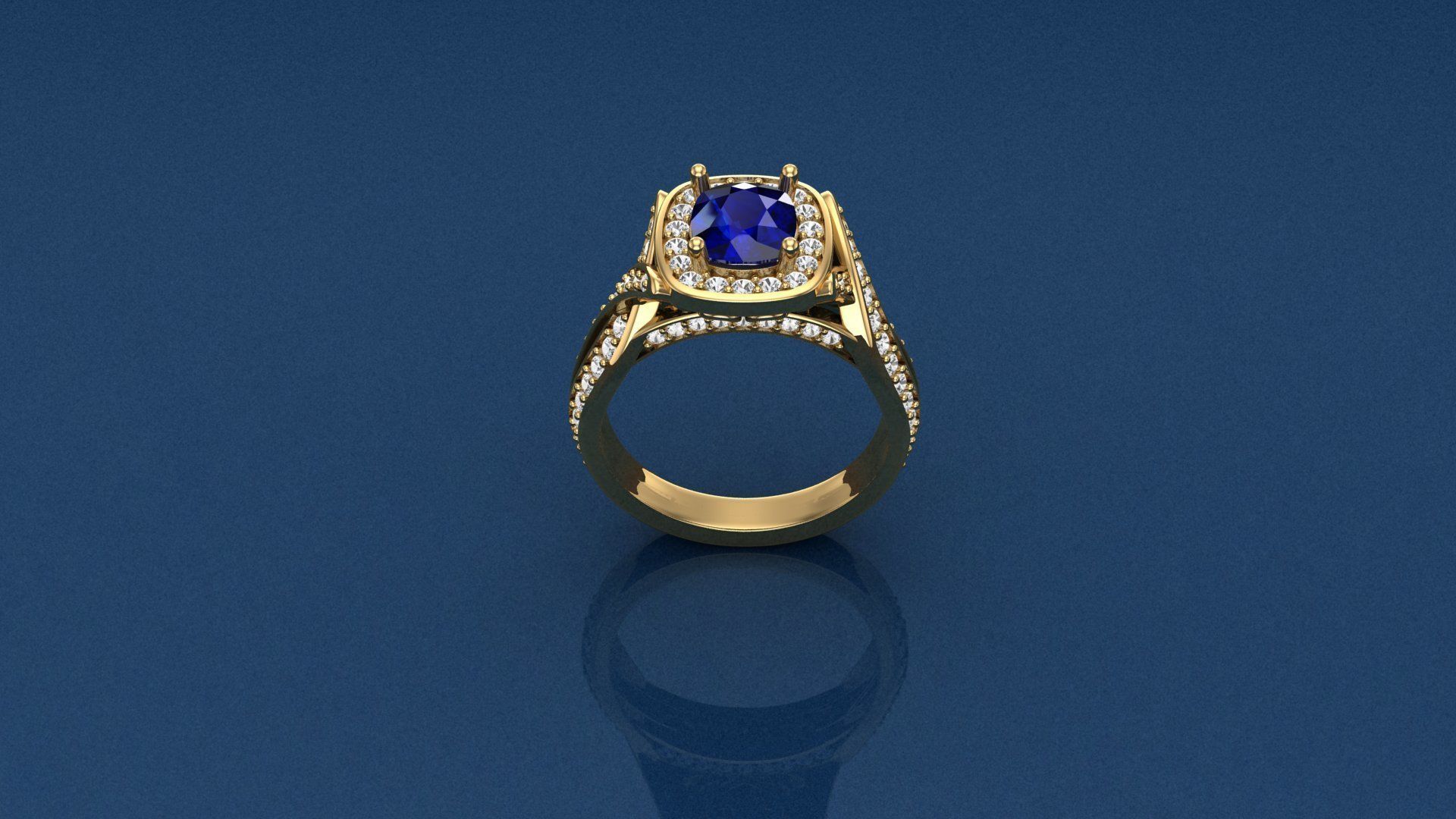 flow ring  3D print model_3