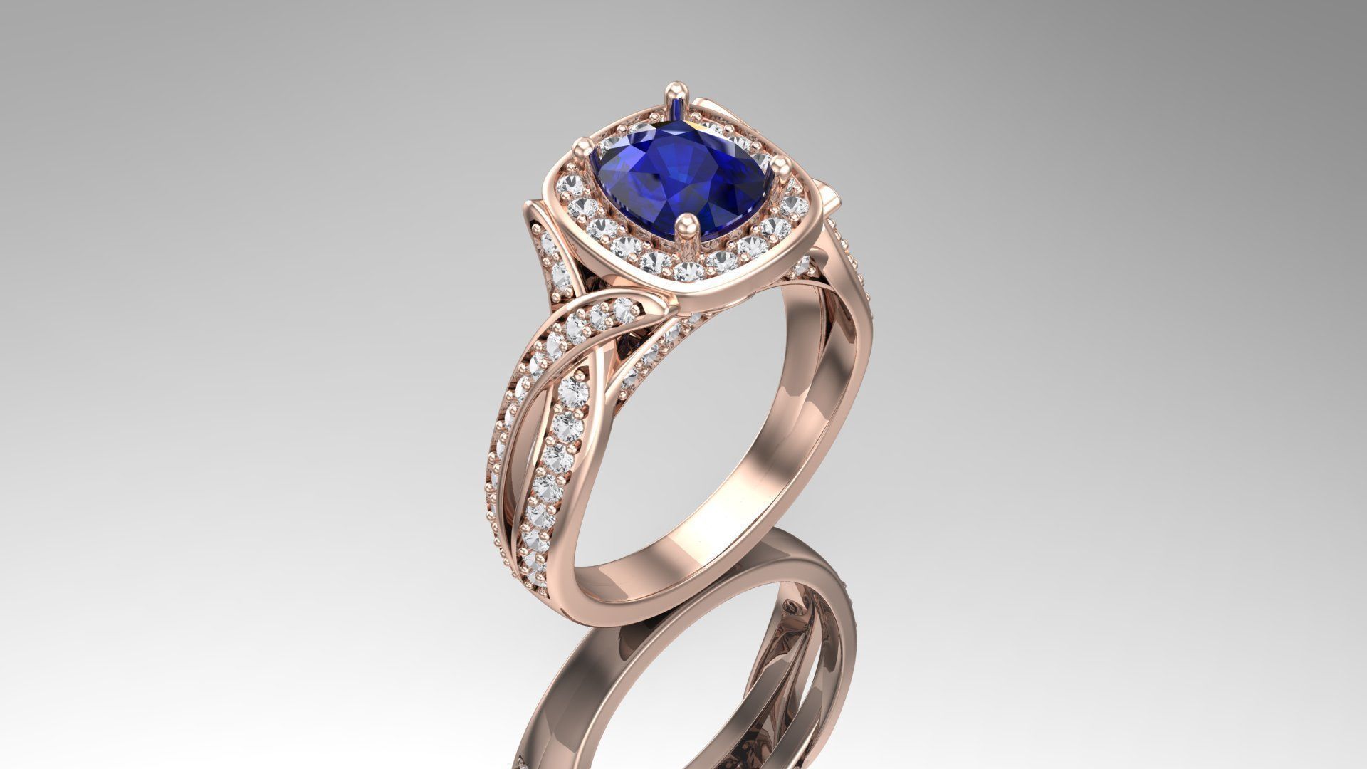 flow ring  3D print model_5