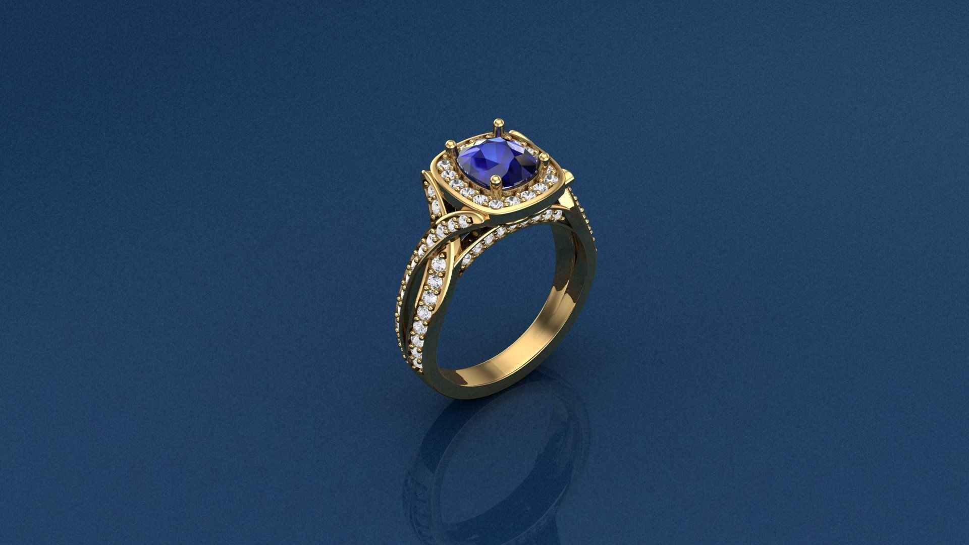 flow ring  3D print model_1