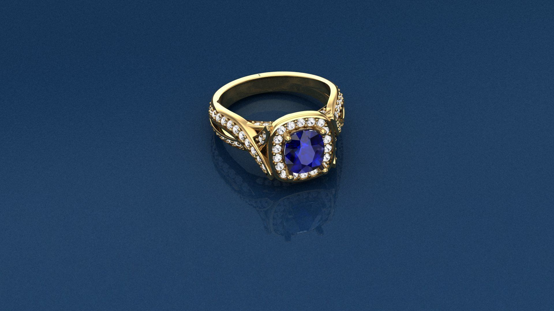 flow ring  3D print model_4