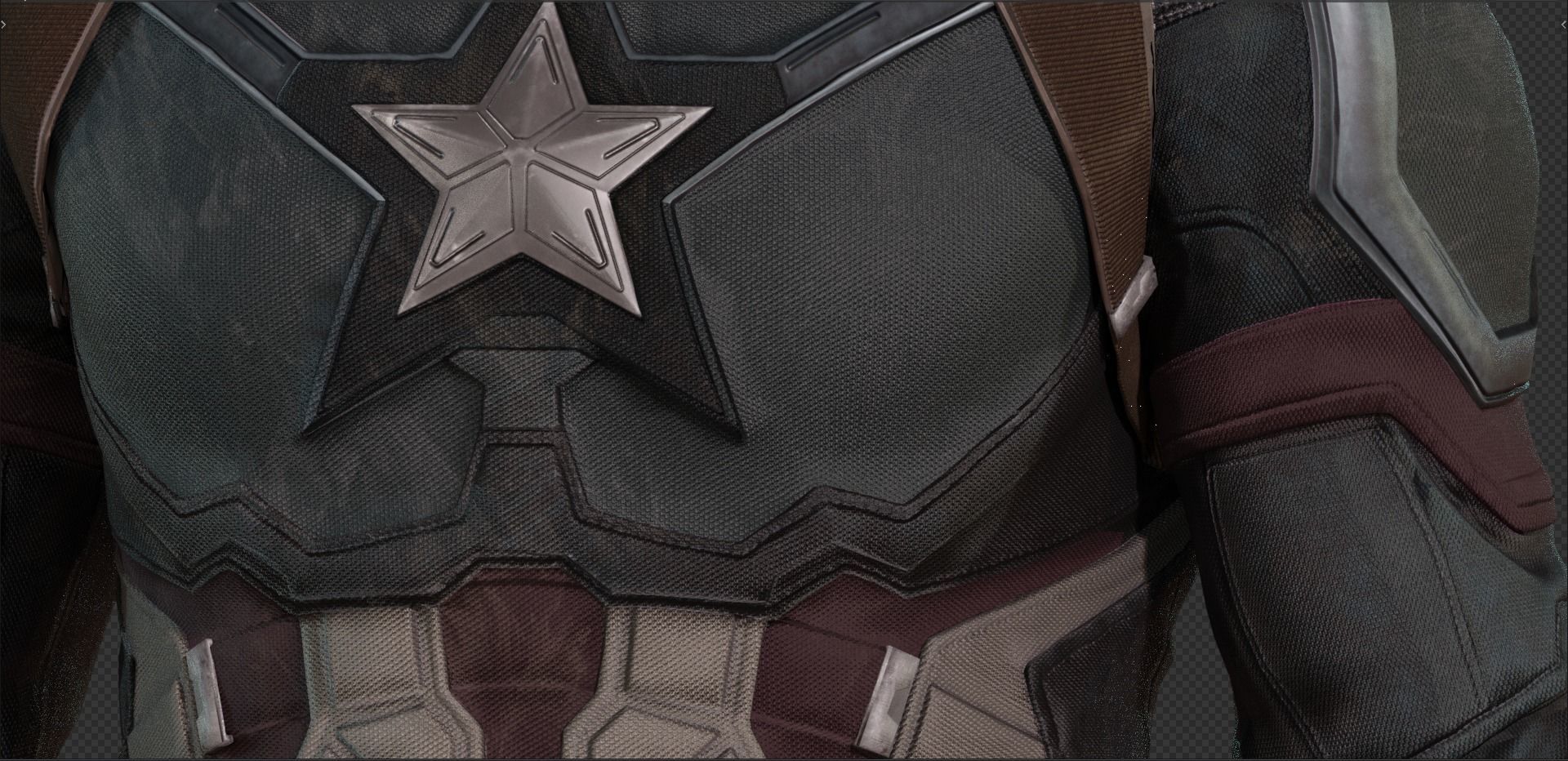 Captain America Steve Rogers from Civil War 3D model_17